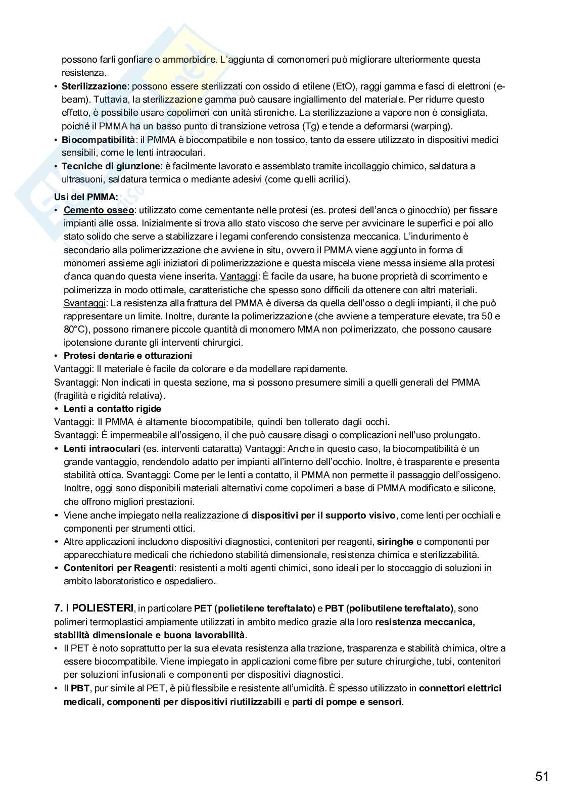 Appunti completi esame Forme farmaceutiche innovative e dispositivi medici Pag. 51