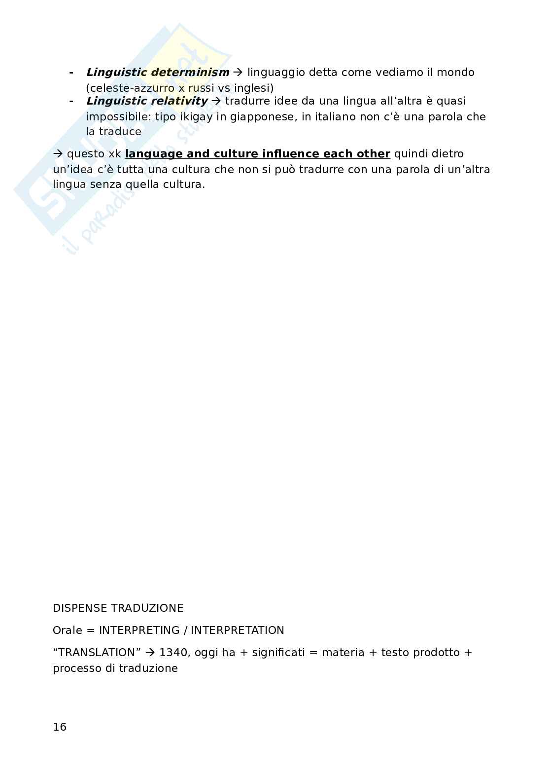 Appunti esame Lingua e linguistica inglese Pag. 16