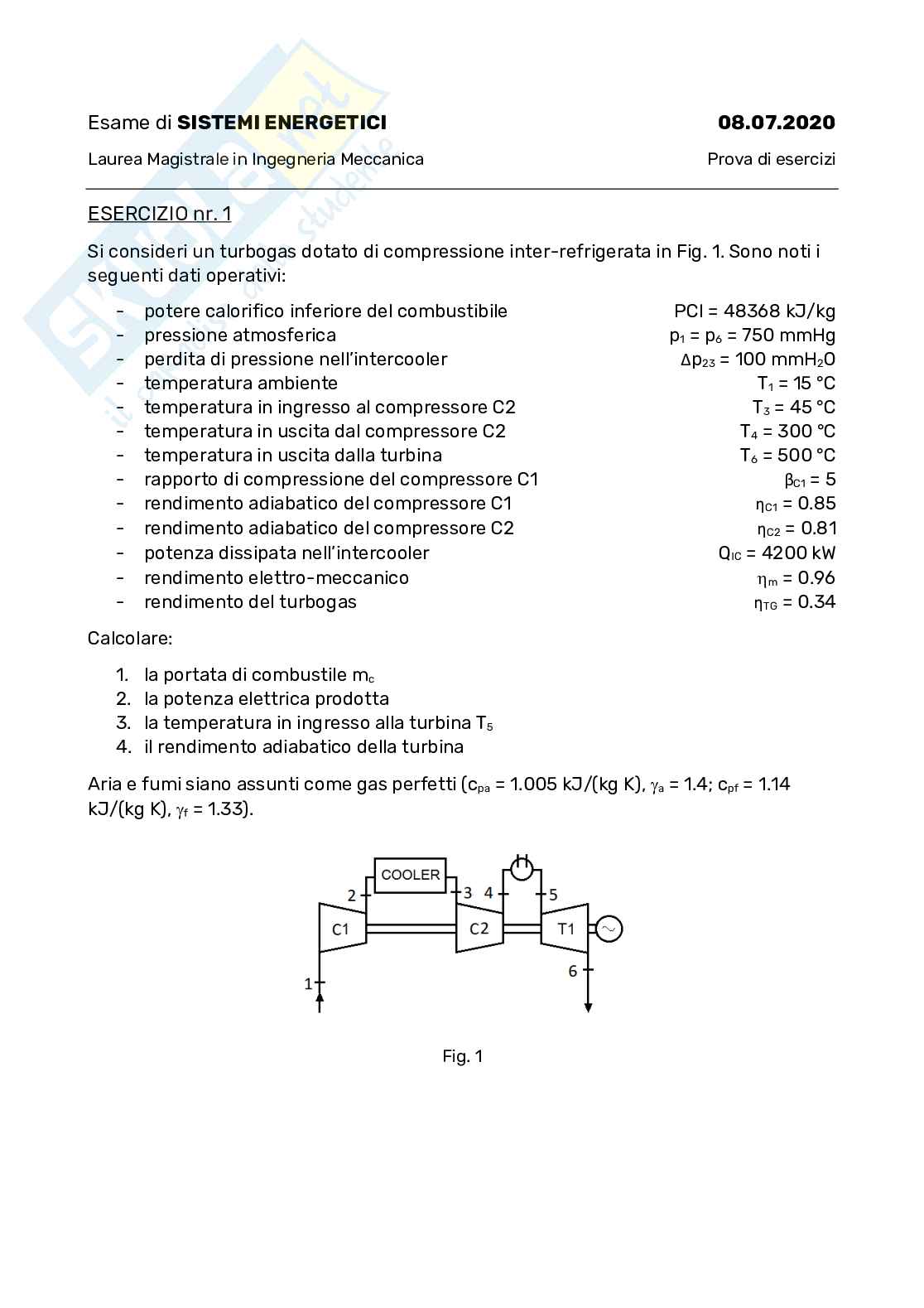 Esercitazione Sistemi energetici Pag. 26