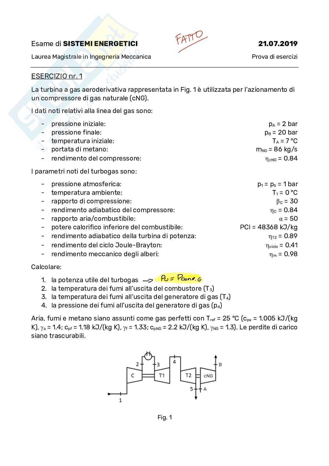 Esercitazione Sistemi energetici Pag. 56