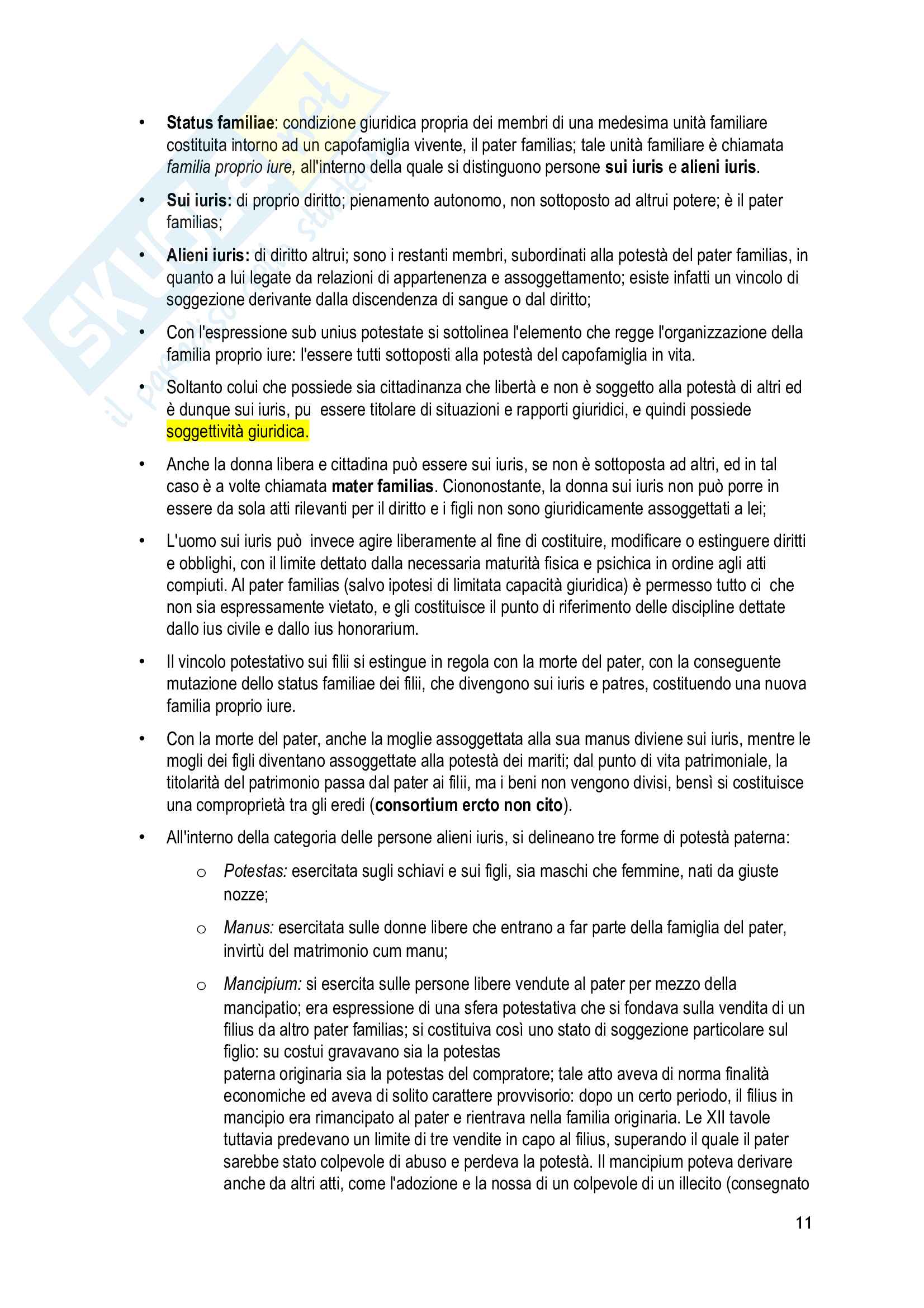 Diritto romano Pag. 11