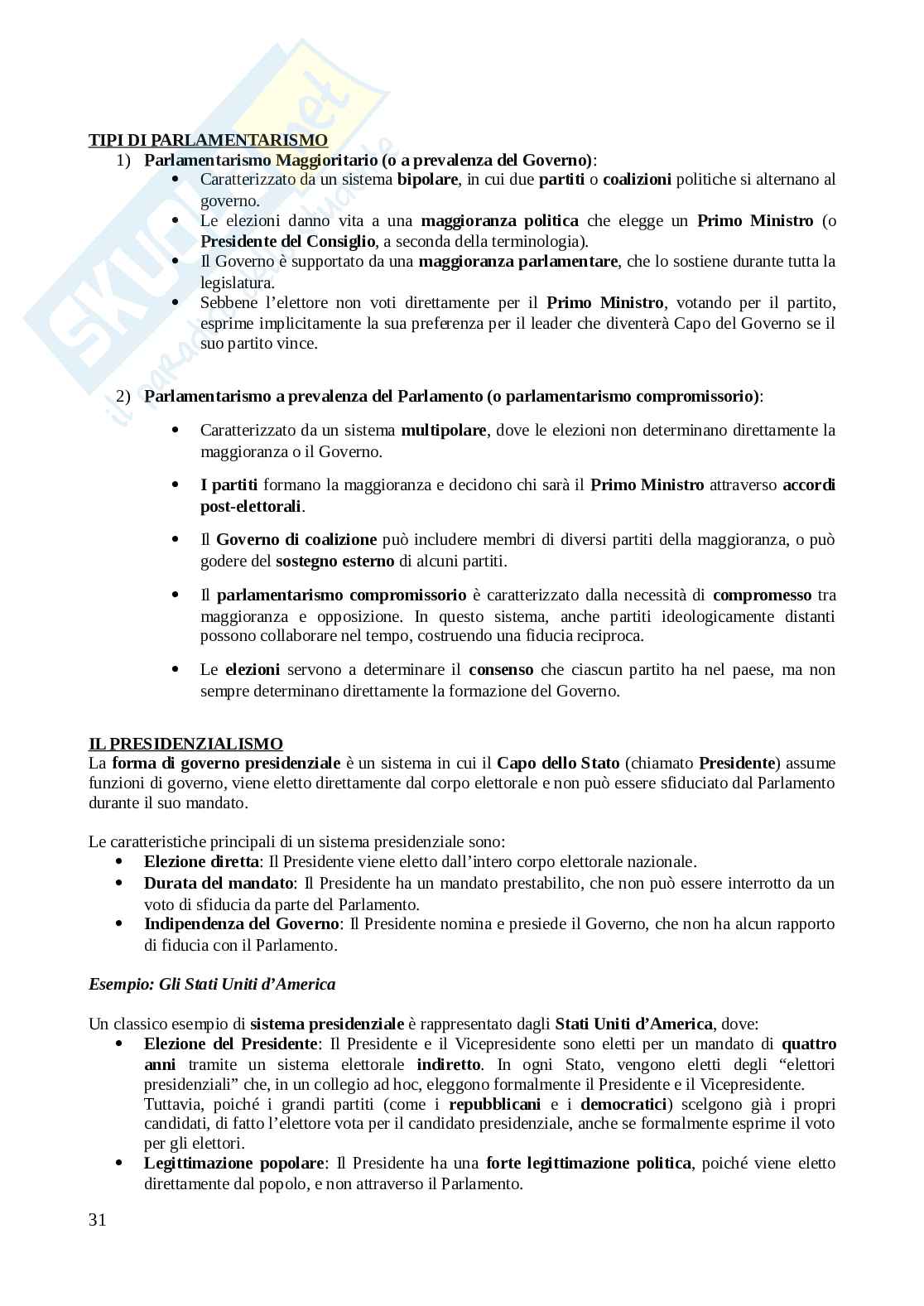 Appunti Diritto costituzionale Pag. 31