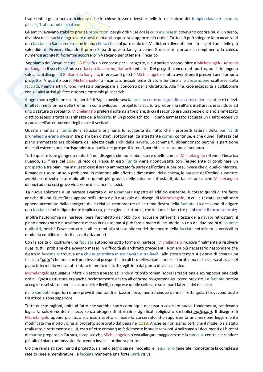Architettura del Cinquecento: appunti di Elementi di architettura e urbanistica Pag. 21