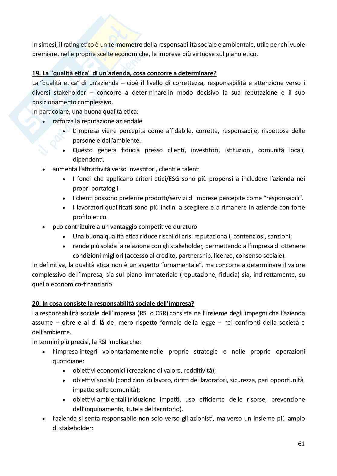 Comunicazione d’impresa – Paniere risposte aperte completo (361) Pag. 61