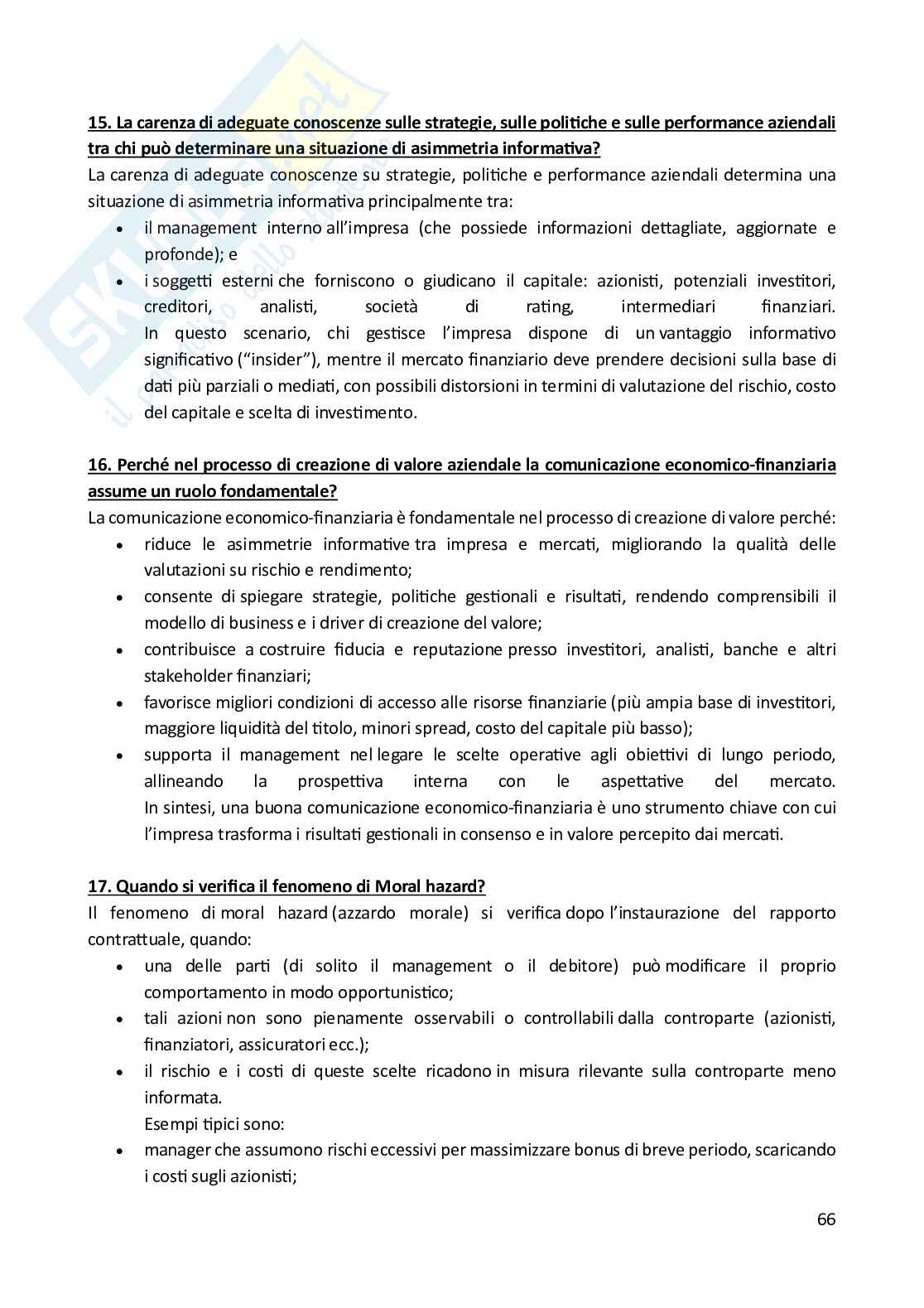 Comunicazione d’impresa – Paniere risposte aperte completo (361) Pag. 66