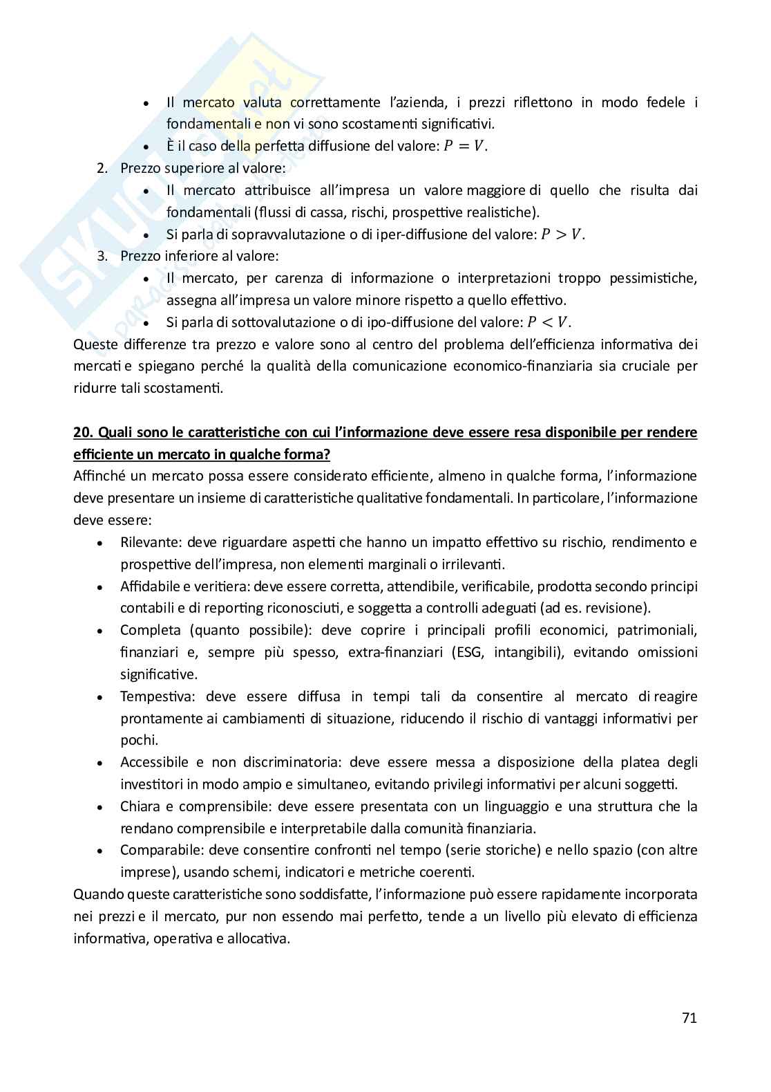 Comunicazione d’impresa – Paniere risposte aperte completo (361) Pag. 71