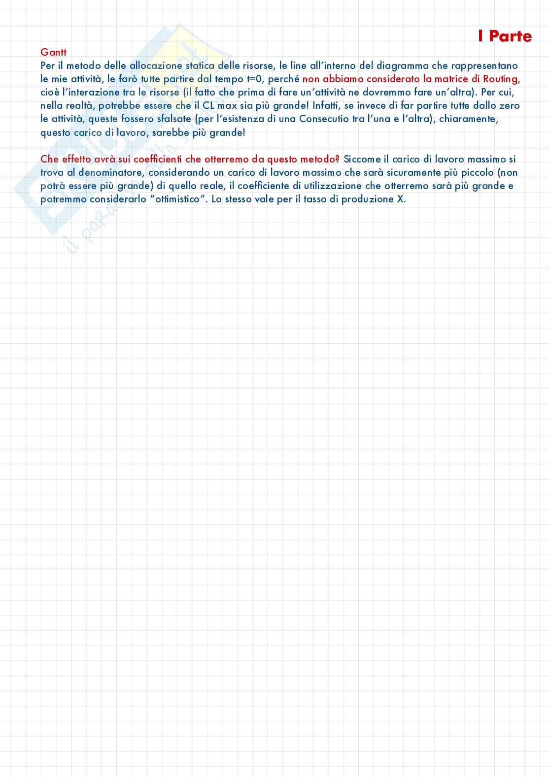 Appunti di Gestione della Produzione Pag. 6