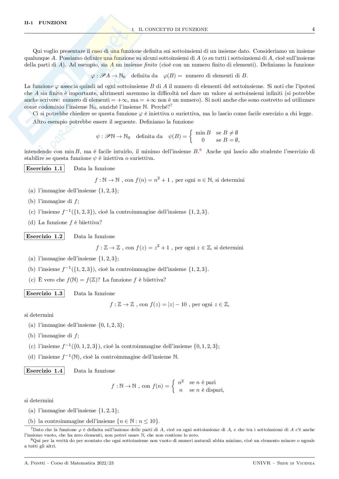  Matematica e elementi di statistica Pag. 31