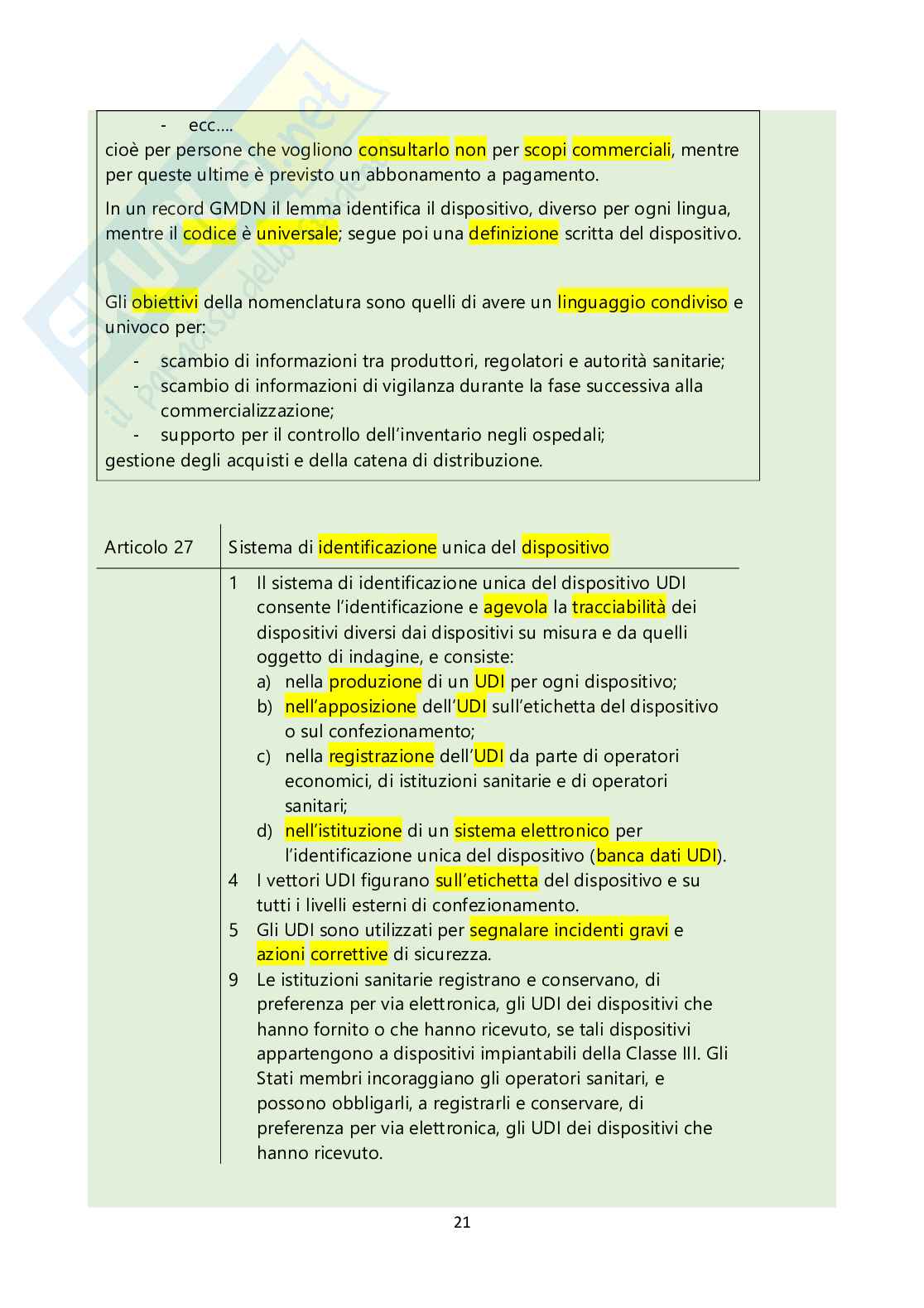 Appunti ingegneria clinica Pag. 21
