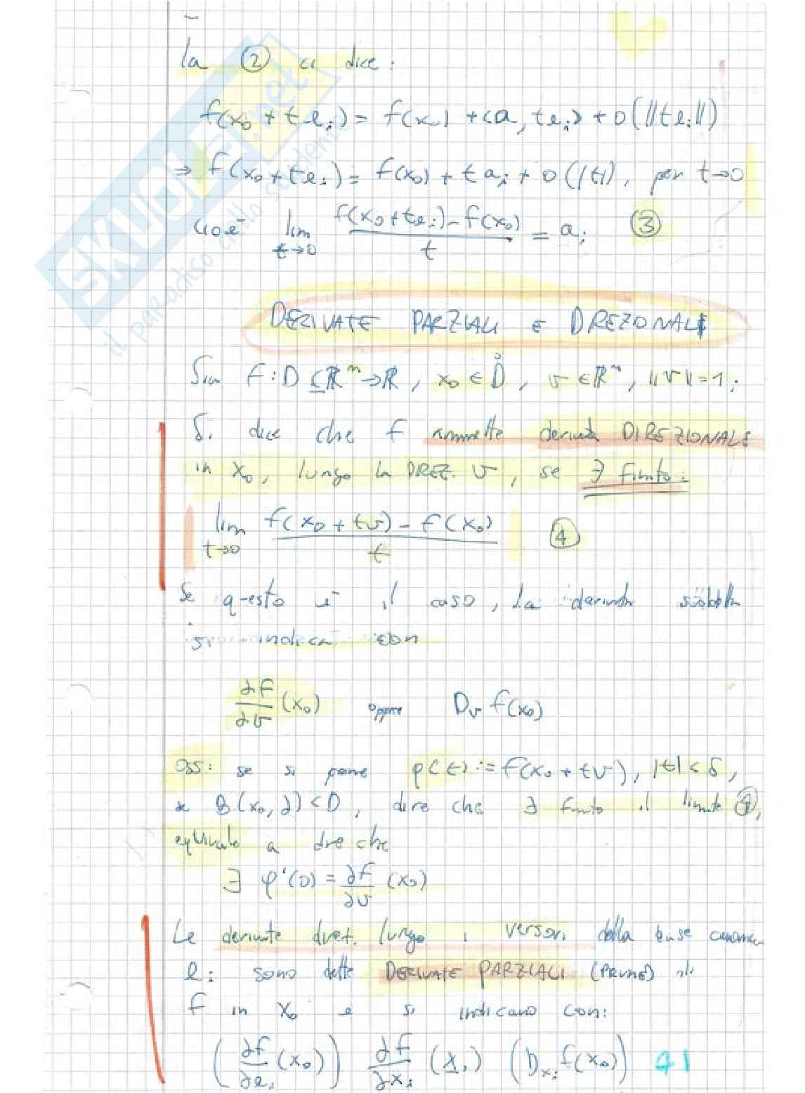 Appunti ed esercizi di Analisi 2 Pag. 41