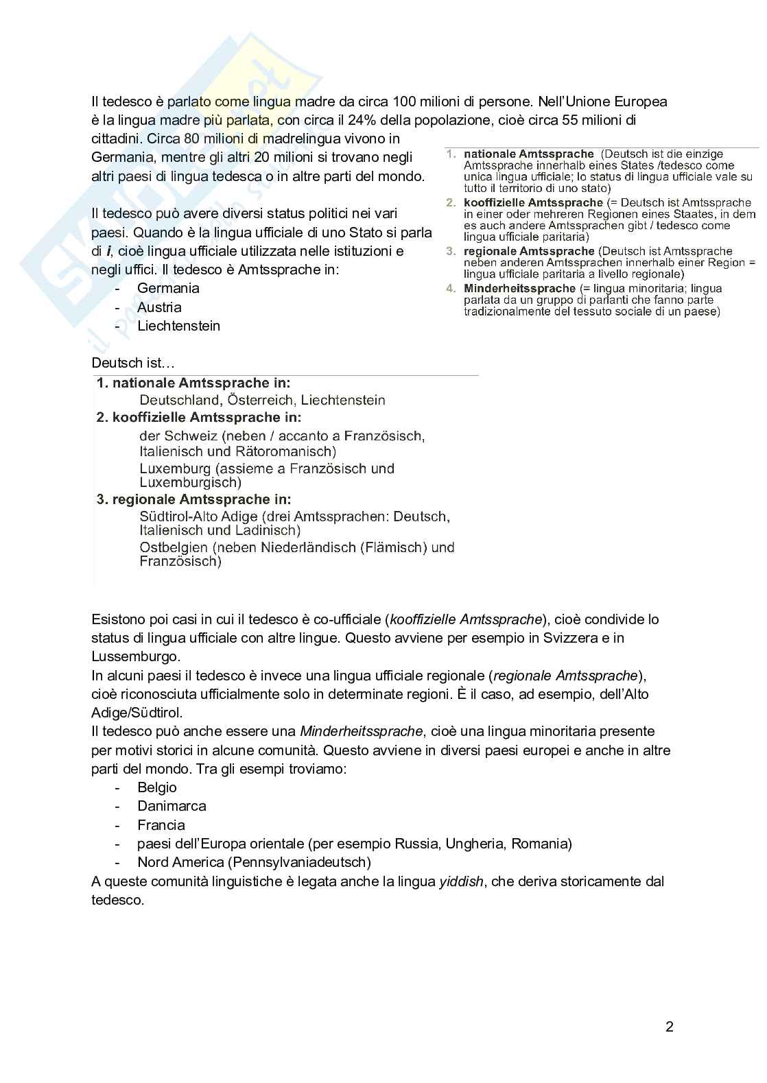 Linguistica tedesca 1 Pag. 2
