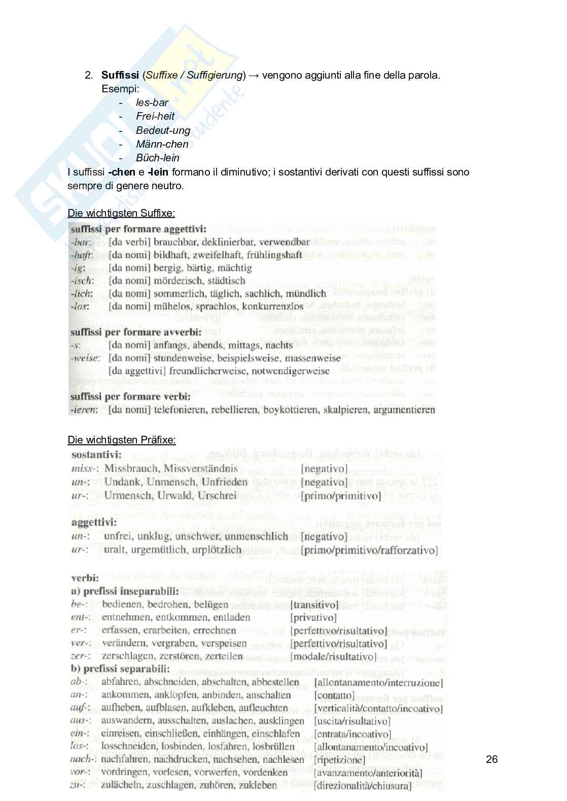 Linguistica tedesca 1 Pag. 26