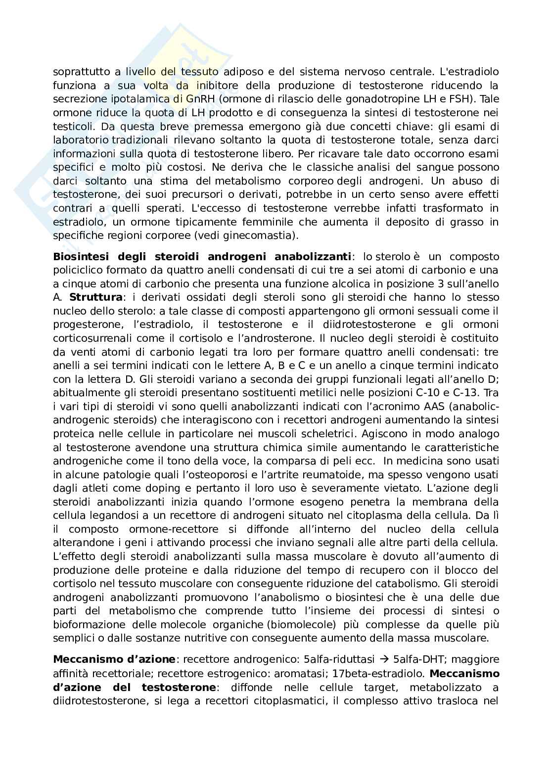 Tossicologia e Doping Pag. 16