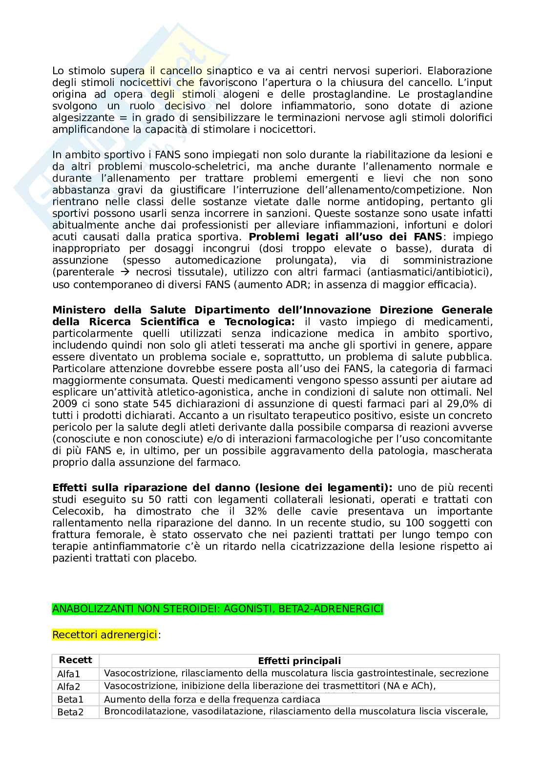 Tossicologia e Doping Pag. 31