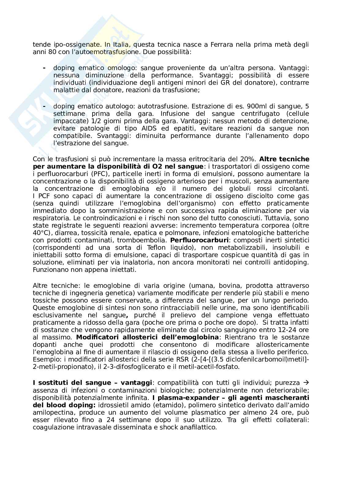 Tossicologia e Doping Pag. 36