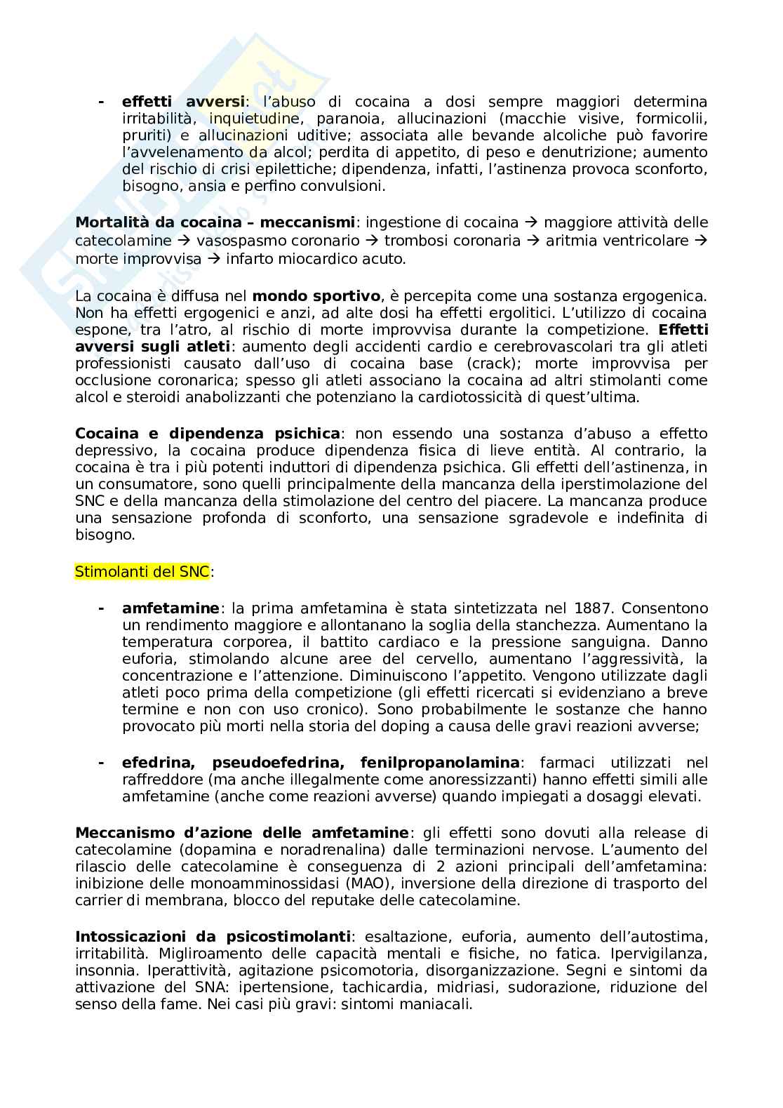 Tossicologia e Doping Pag. 56