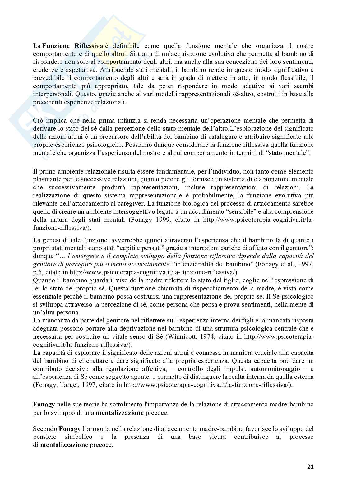 Psicologia delle relazioni familiari per l’Esame di Stato (Prova pratica valutativa per l’abilitazione alla professione di psicologo) Pag. 21