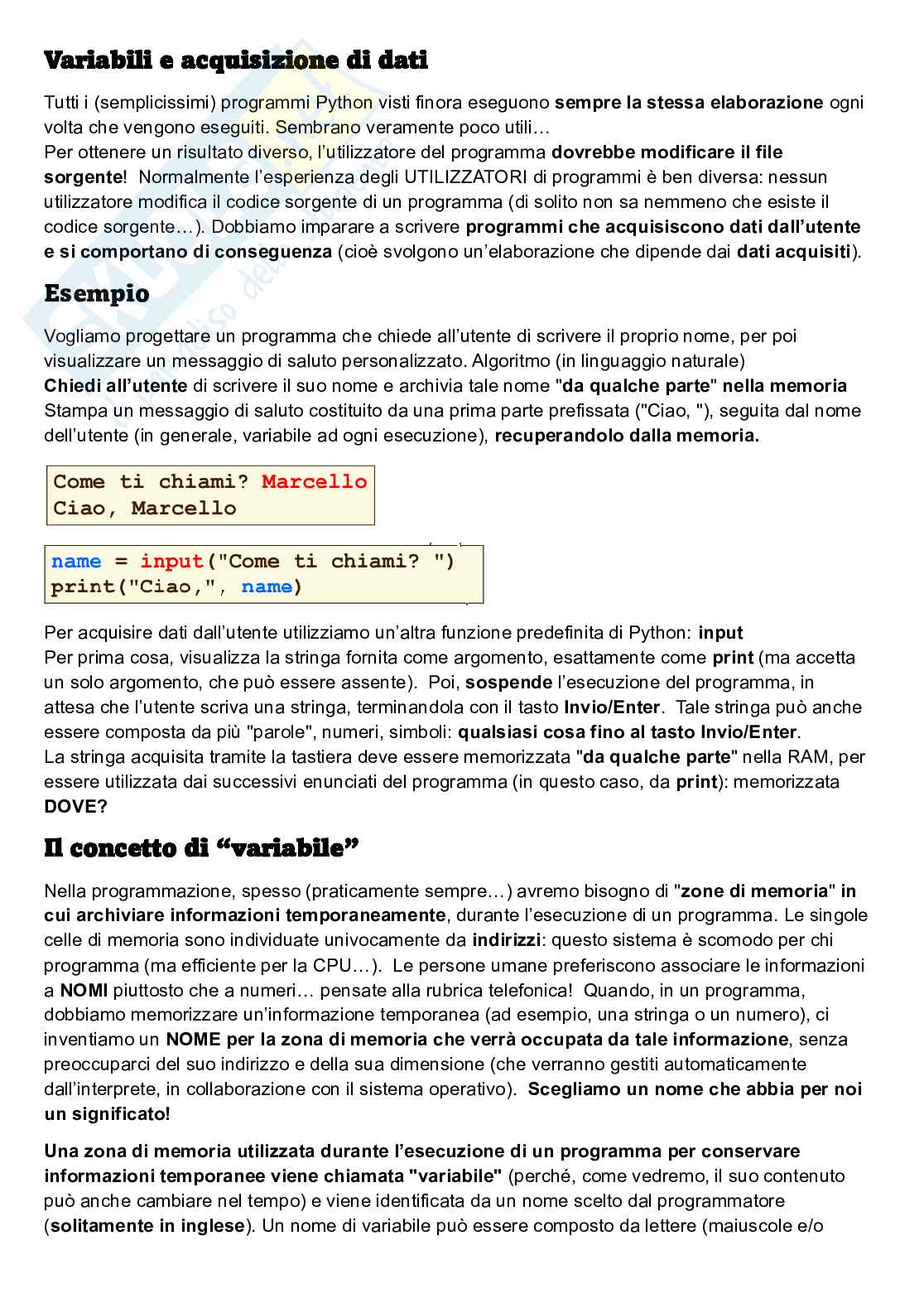 Appunti di Elementi di informatica e programmazione Pag. 11