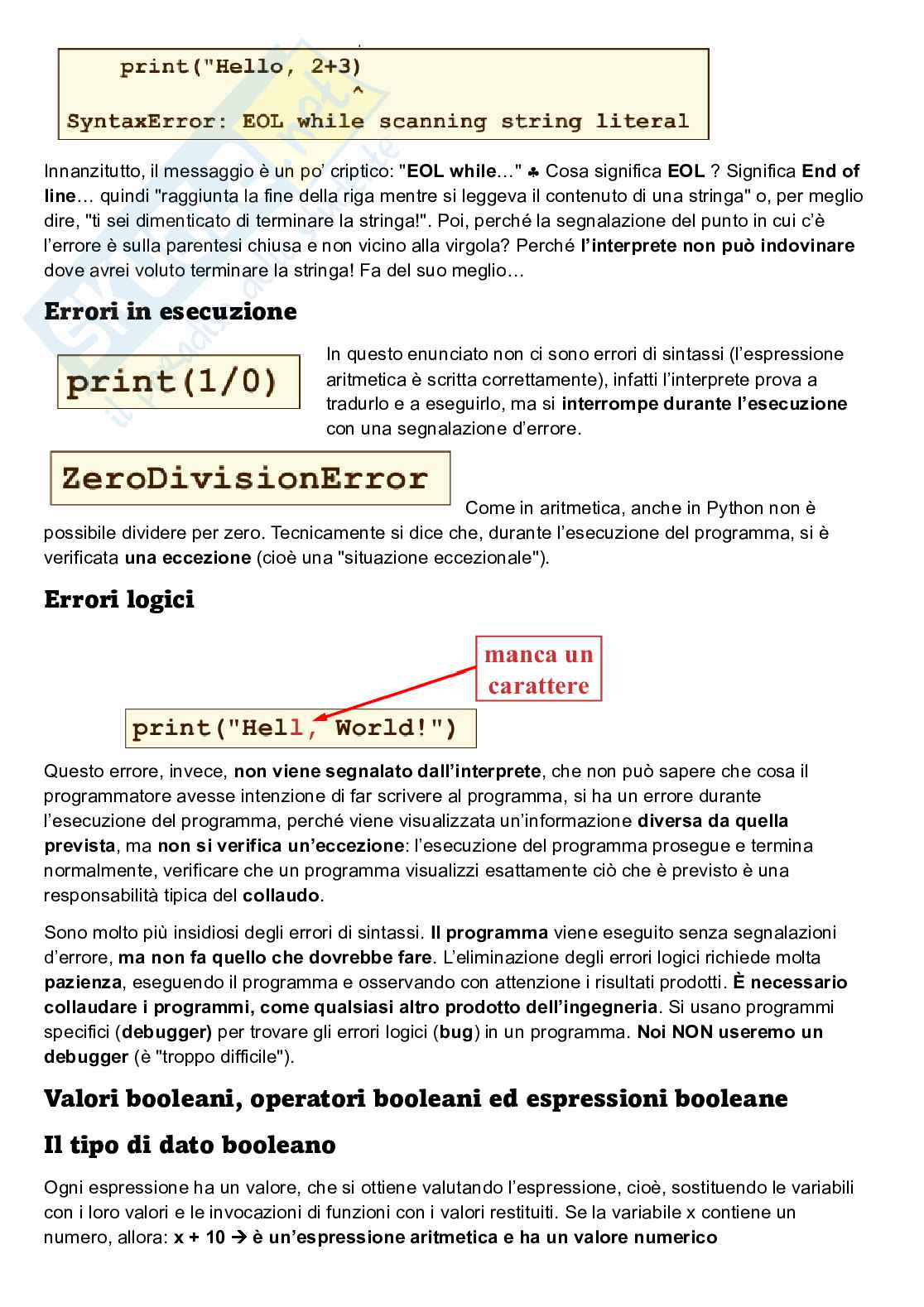 Appunti di Elementi di informatica e programmazione Pag. 26