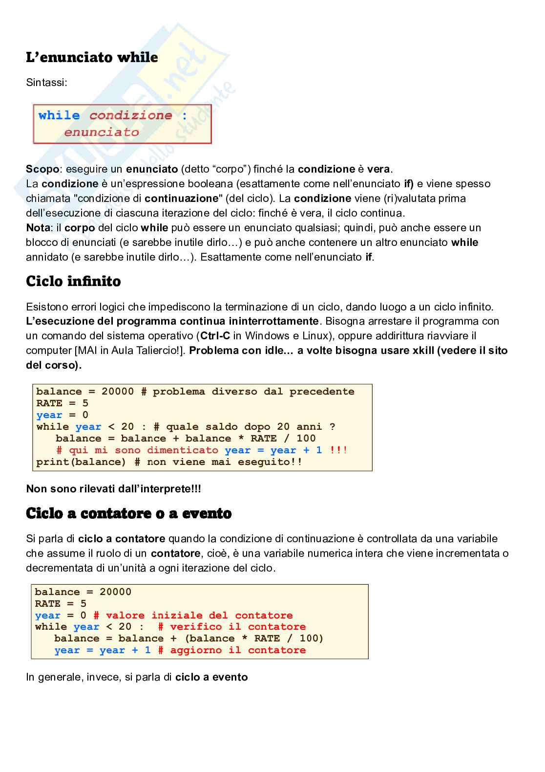 Appunti di Elementi di informatica e programmazione Pag. 41