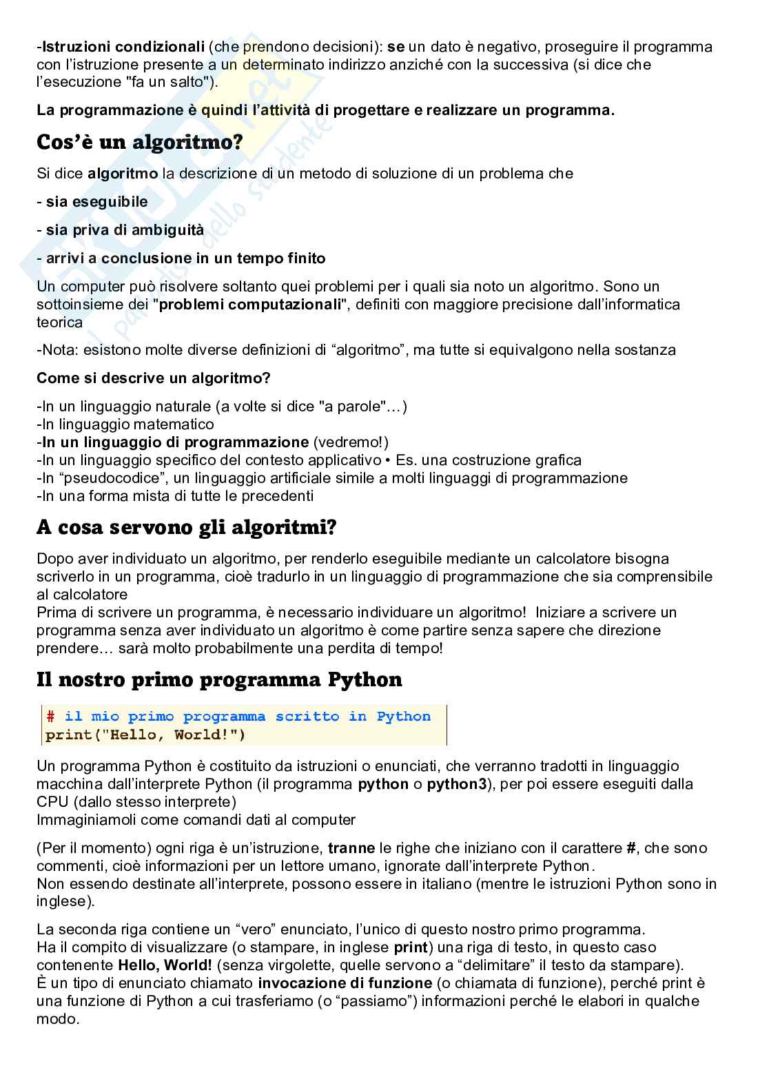 Appunti di Elementi di informatica e programmazione Pag. 6