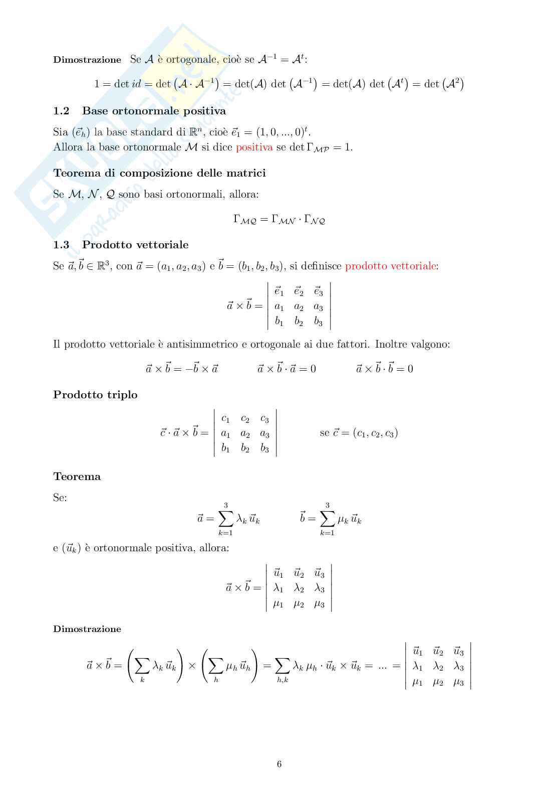 Appunti di Modelli matematici per la meccanica - Meccanica razionale e sistemi dinamici Pag. 6