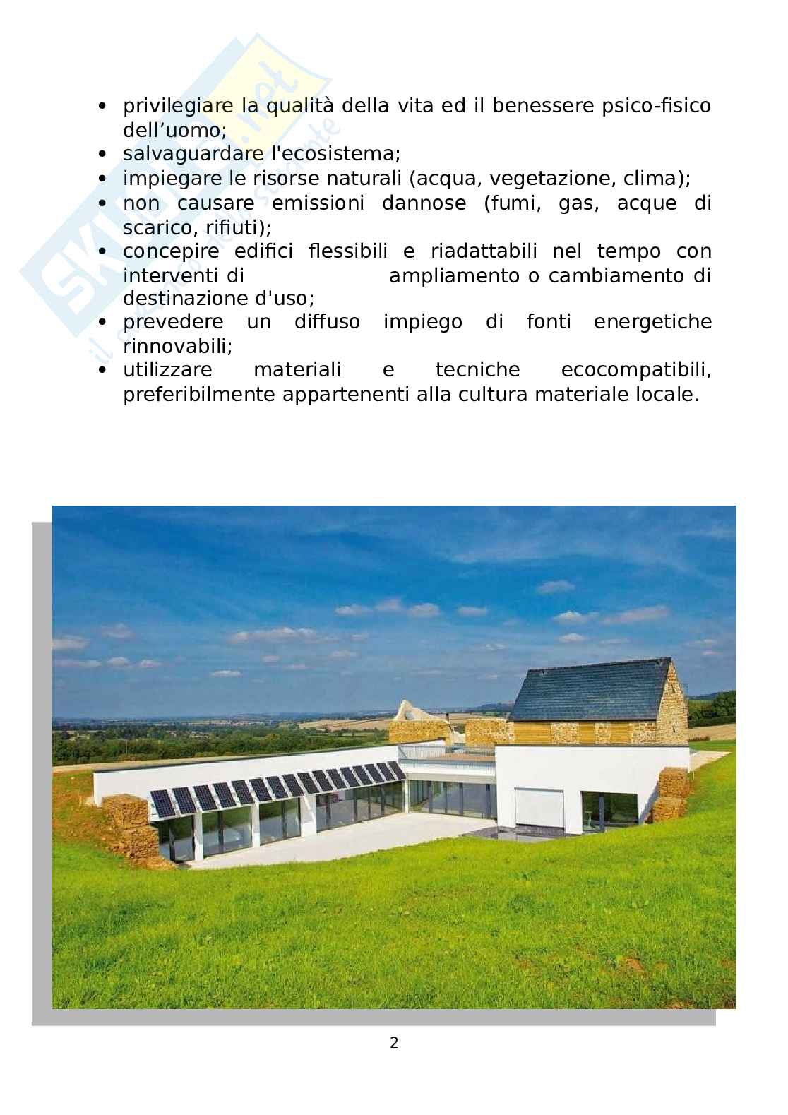 Bioedilizia, investire oggi per risparmiare domani - Tesina per istituto tecnico per geometri Pag. 2