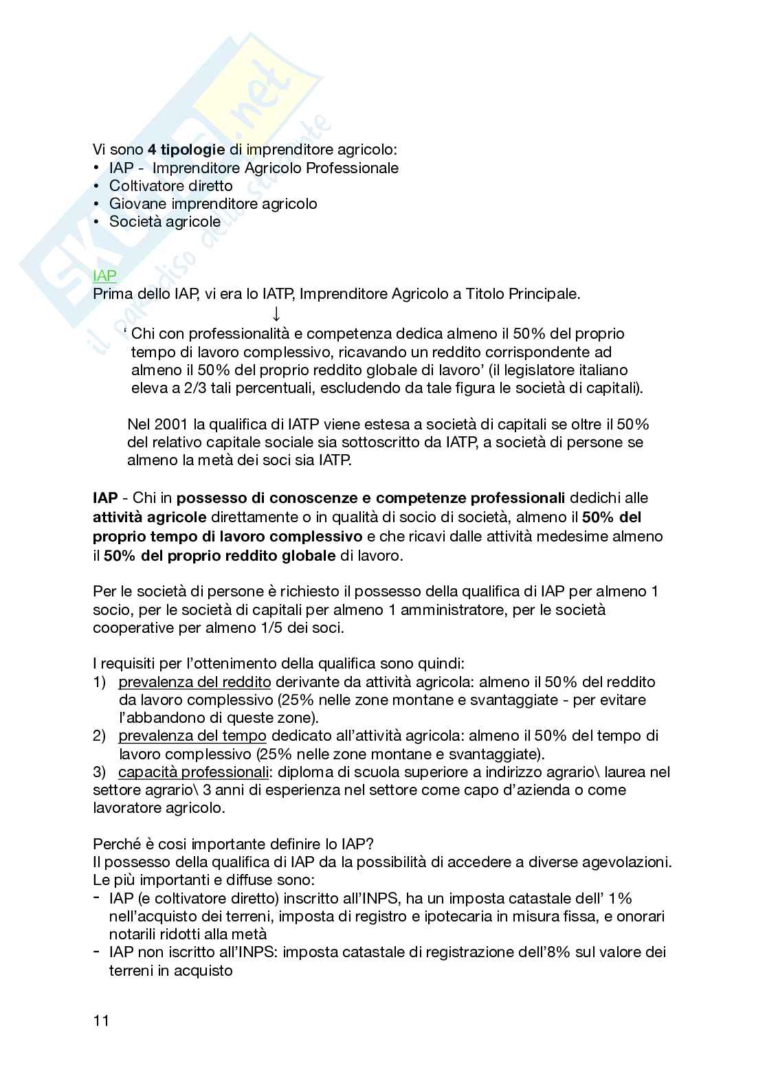 Economia e politica agraria  Pag. 11