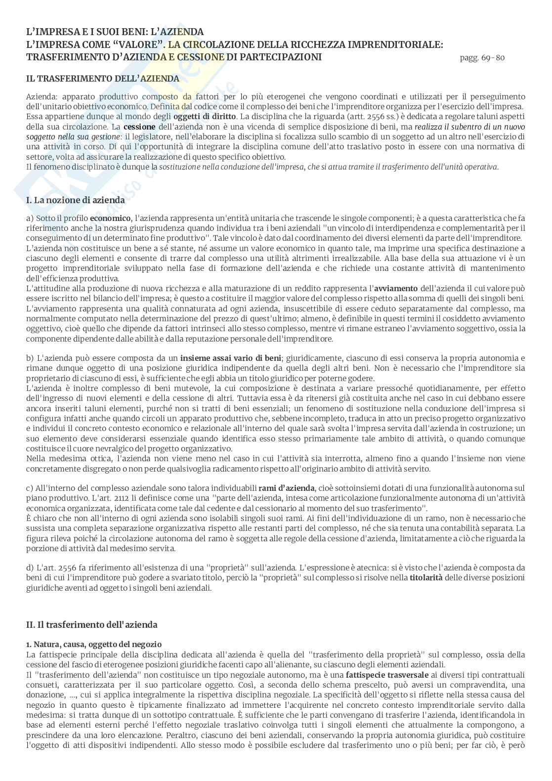 Diritto commerciale Pag. 1