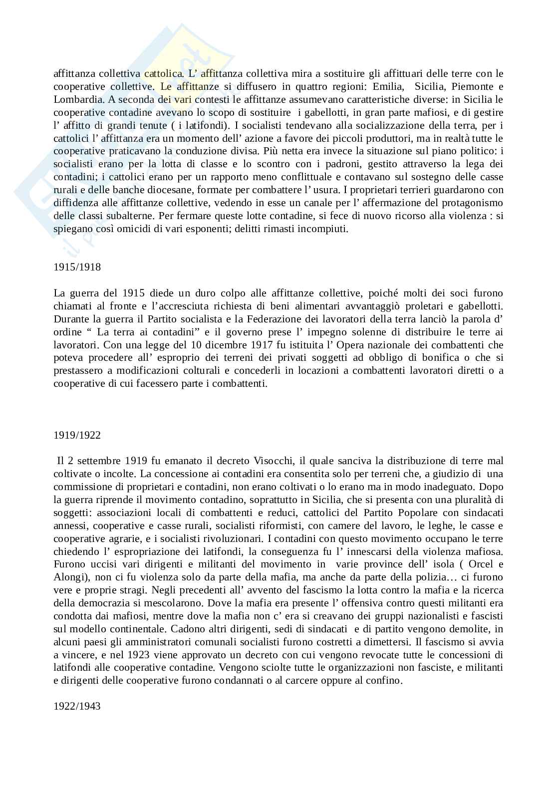 Mafia, storia e caratteristiche Pag. 2