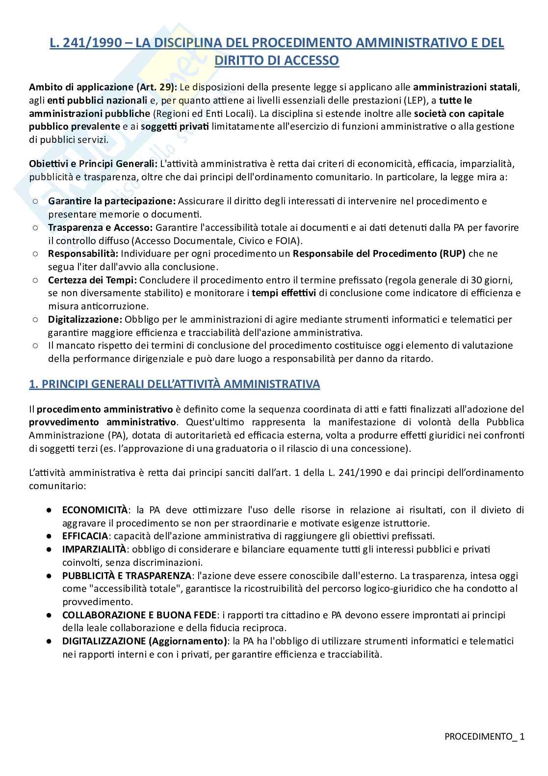 Diritto amministrativo per Concorsi pubblici aggiornato al 2026 Pag. 1