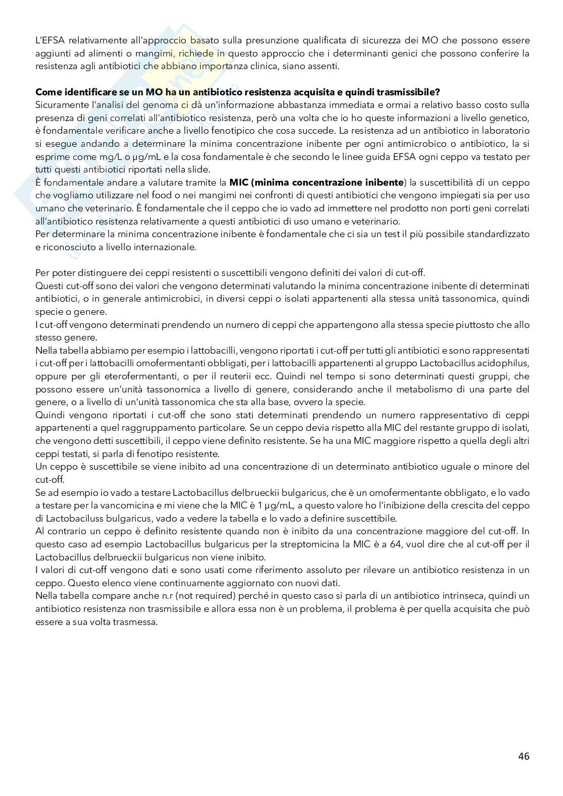 Colture microbiche per l'industria alimentare Pag. 46
