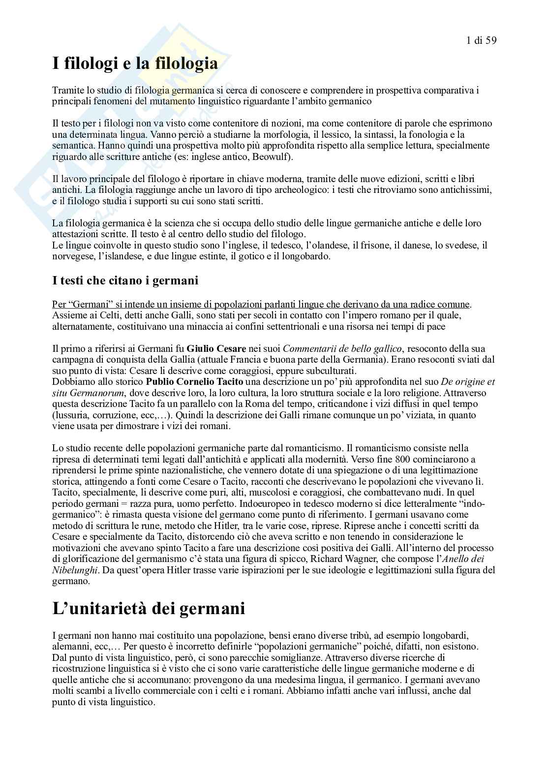 FIlologia germanica Pag. 1