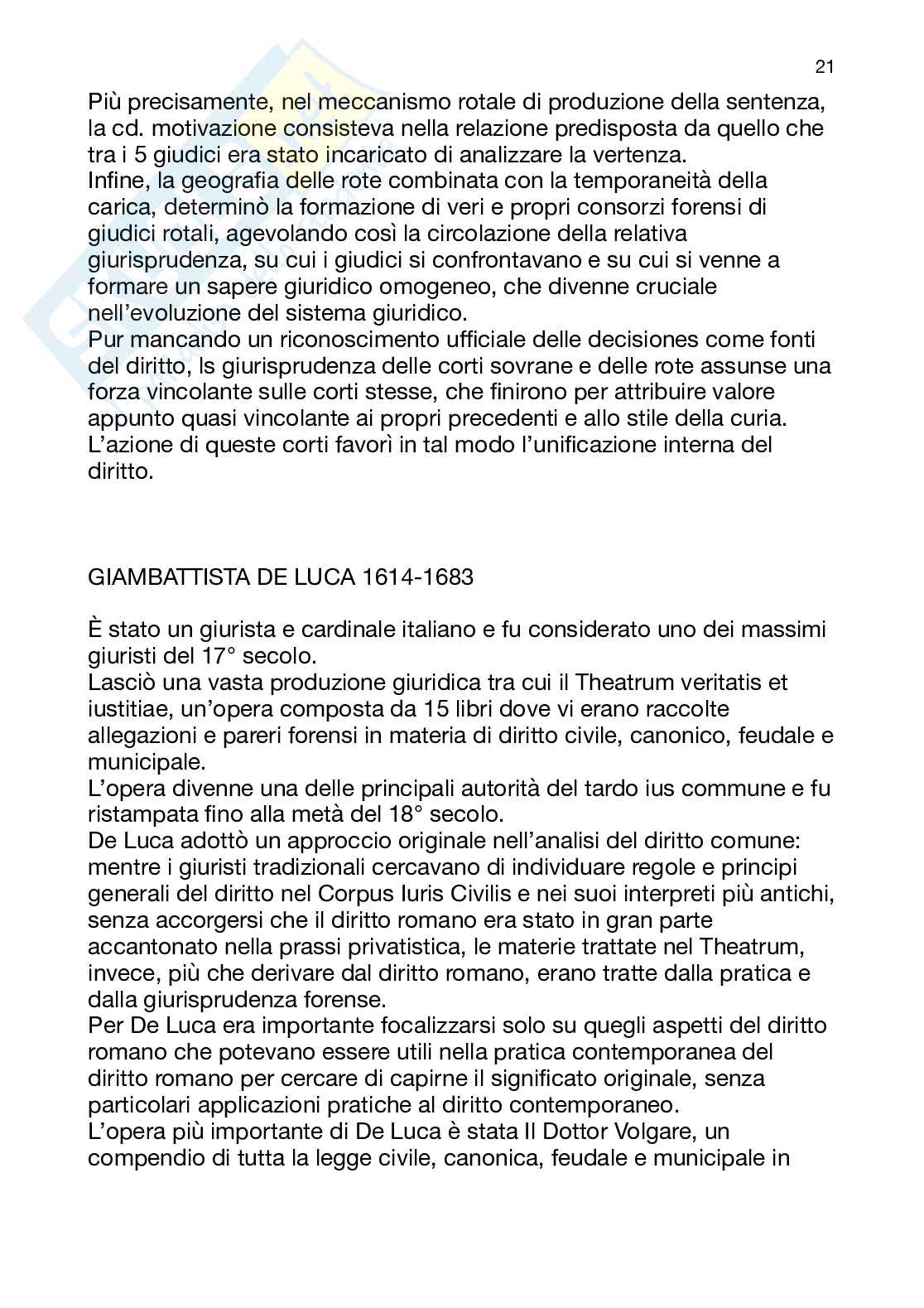 Storia del diritto italiano Pag. 21