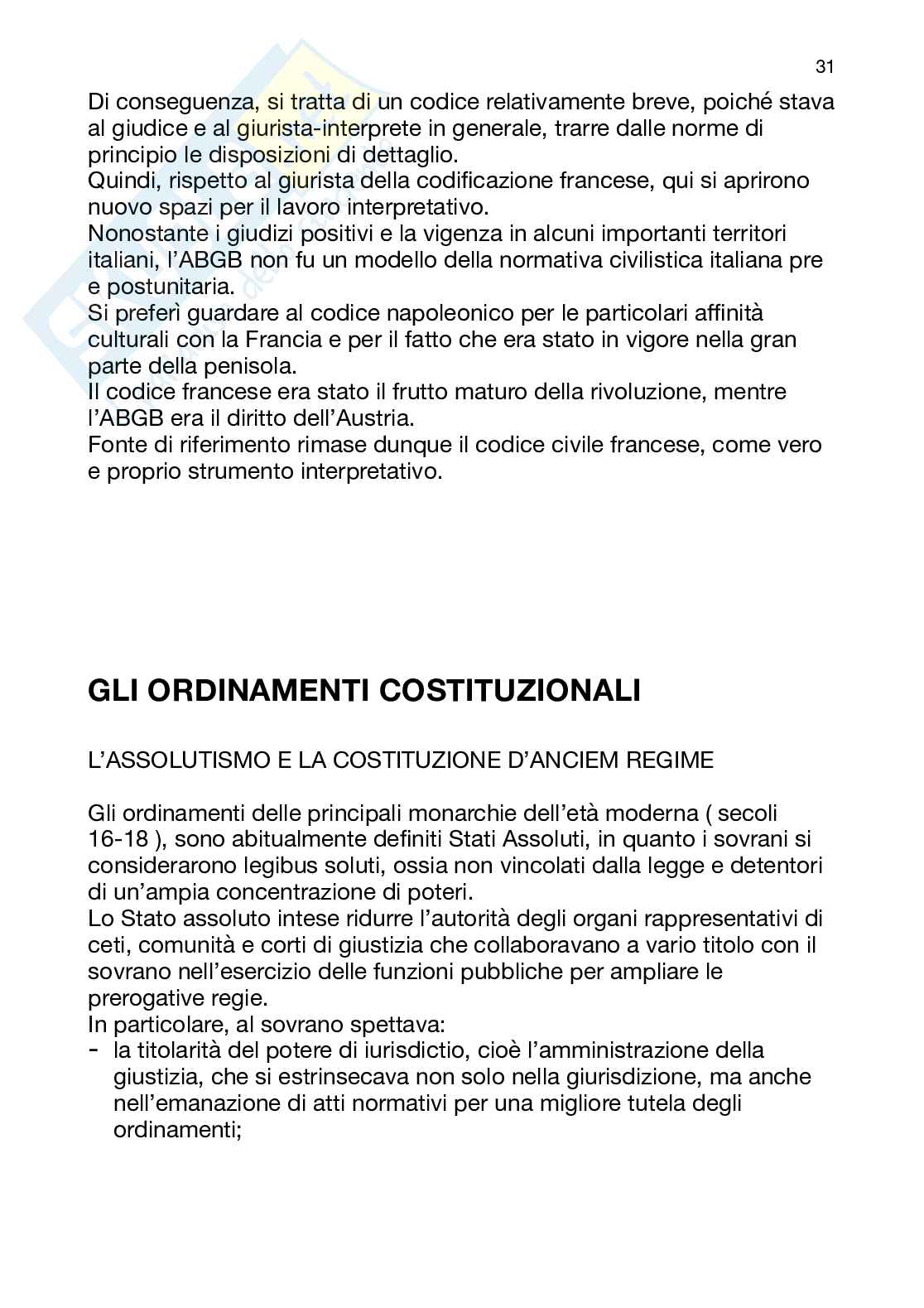 Storia del diritto italiano Pag. 31