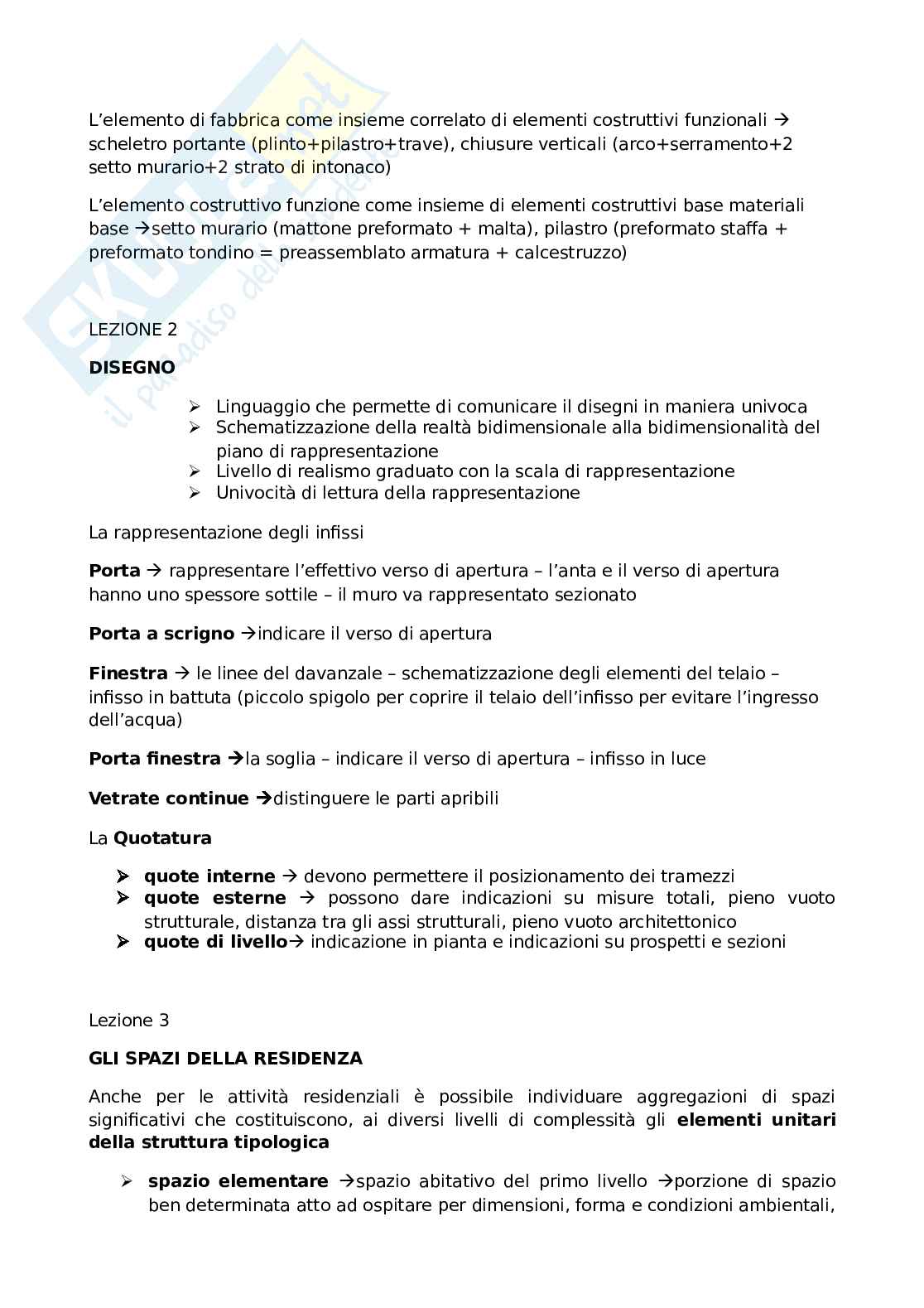 Appunti corso Architettura tecnica Pag. 2