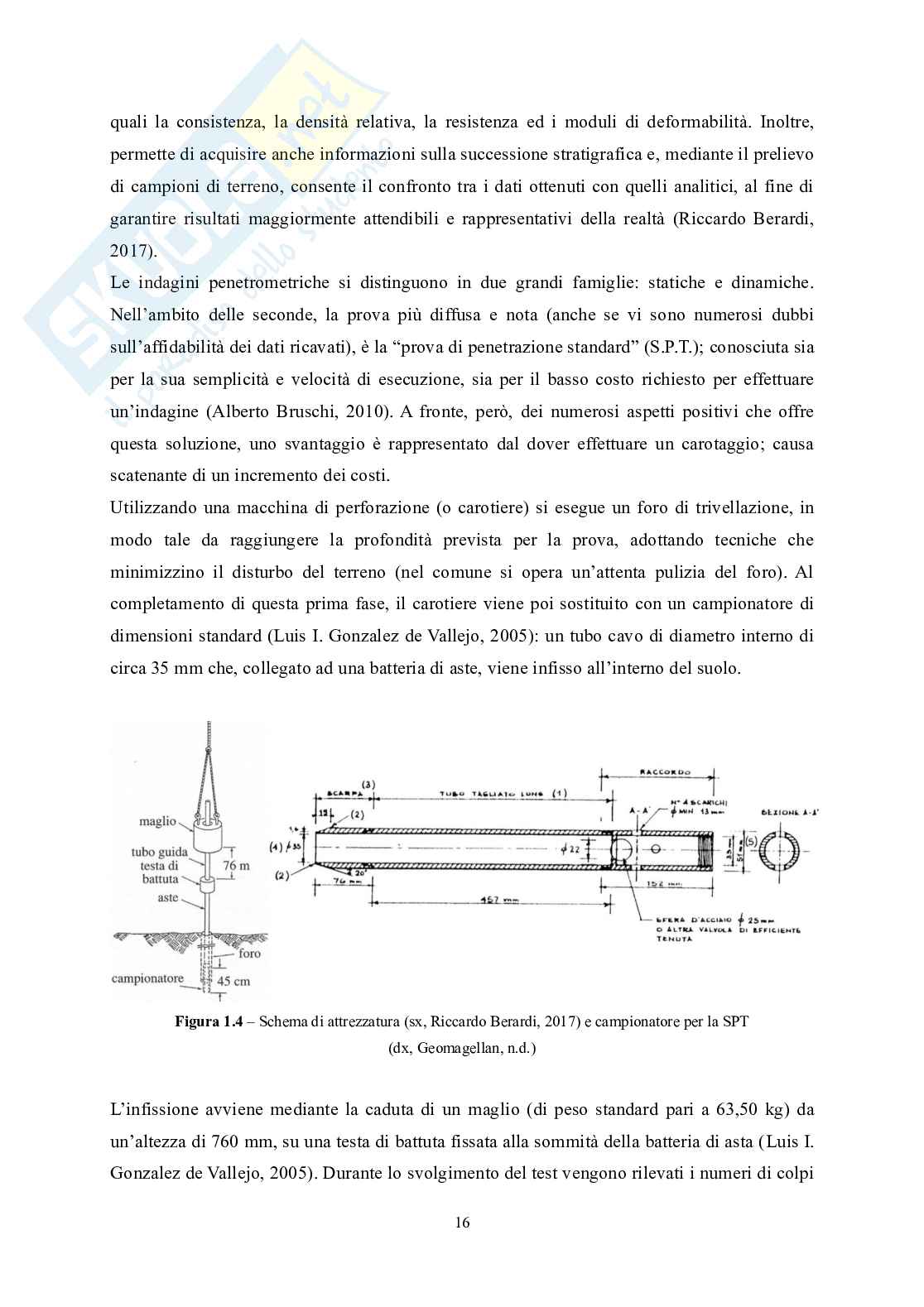 Prove penetrometriche statiche con piezocono per l'identificazione delle proprietà meccaniche dei terreni Pag. 16