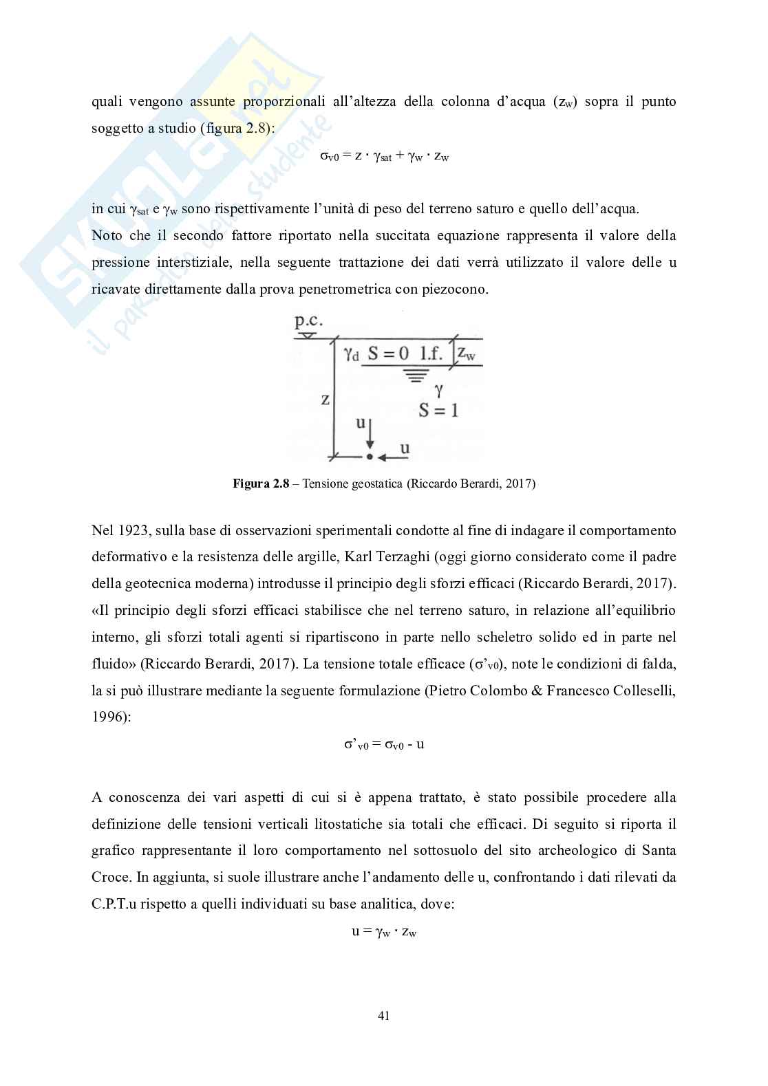 Prove penetrometriche statiche con piezocono per l'identificazione delle proprietà meccaniche dei terreni Pag. 41