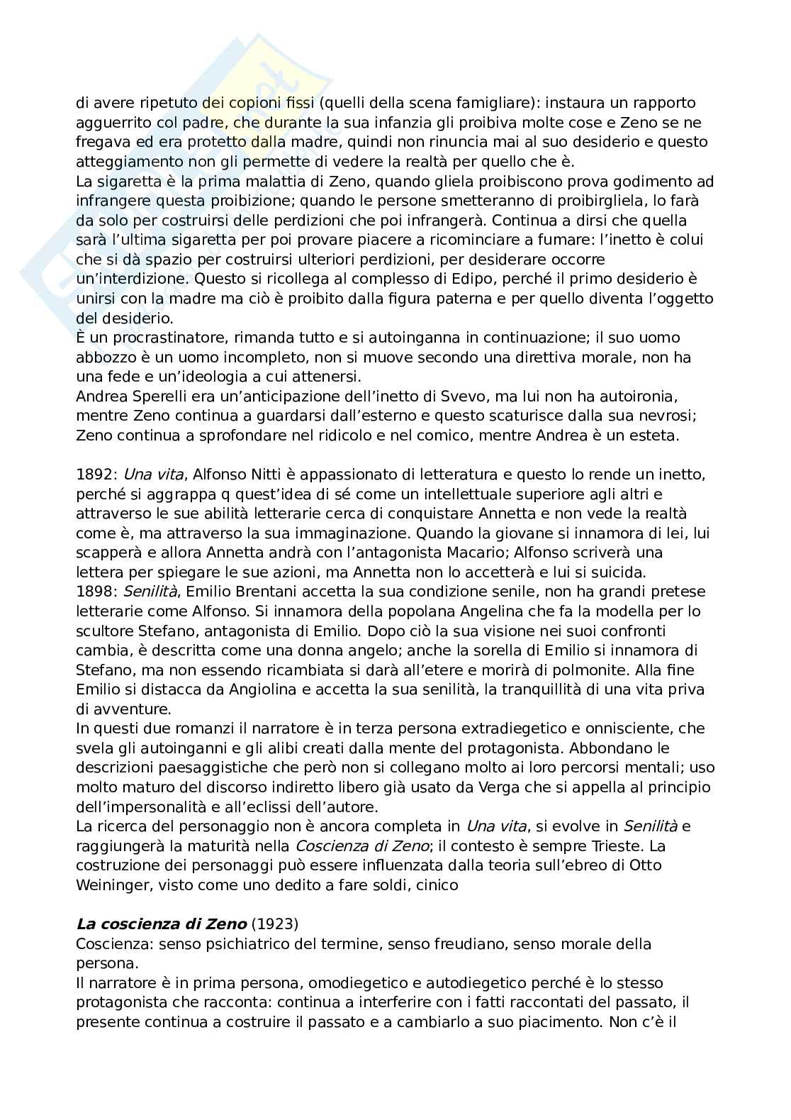 Lezioni di letteratura italiana contemporanea Pag. 21
