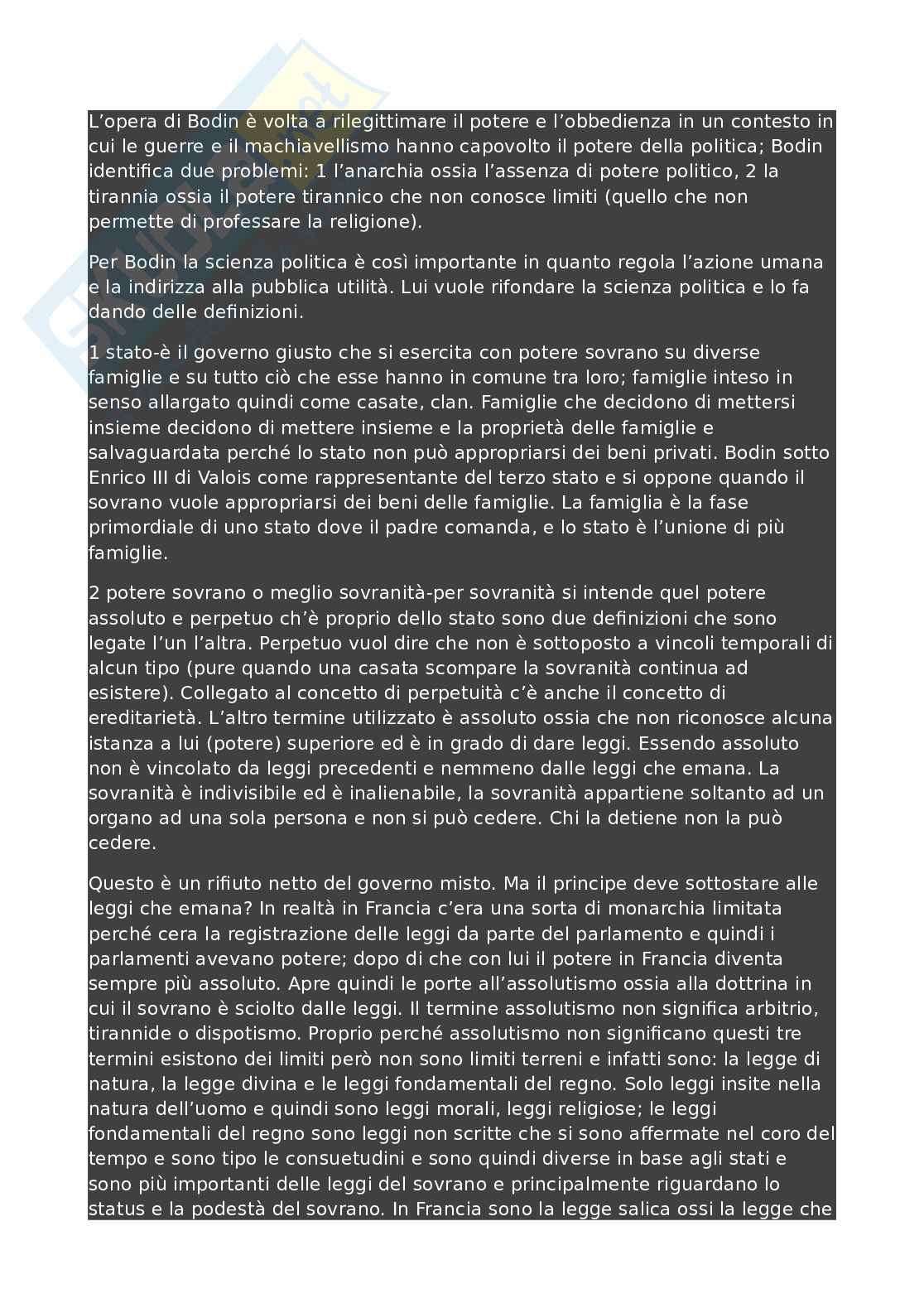 Storia delle dottrine politiche Pag. 21