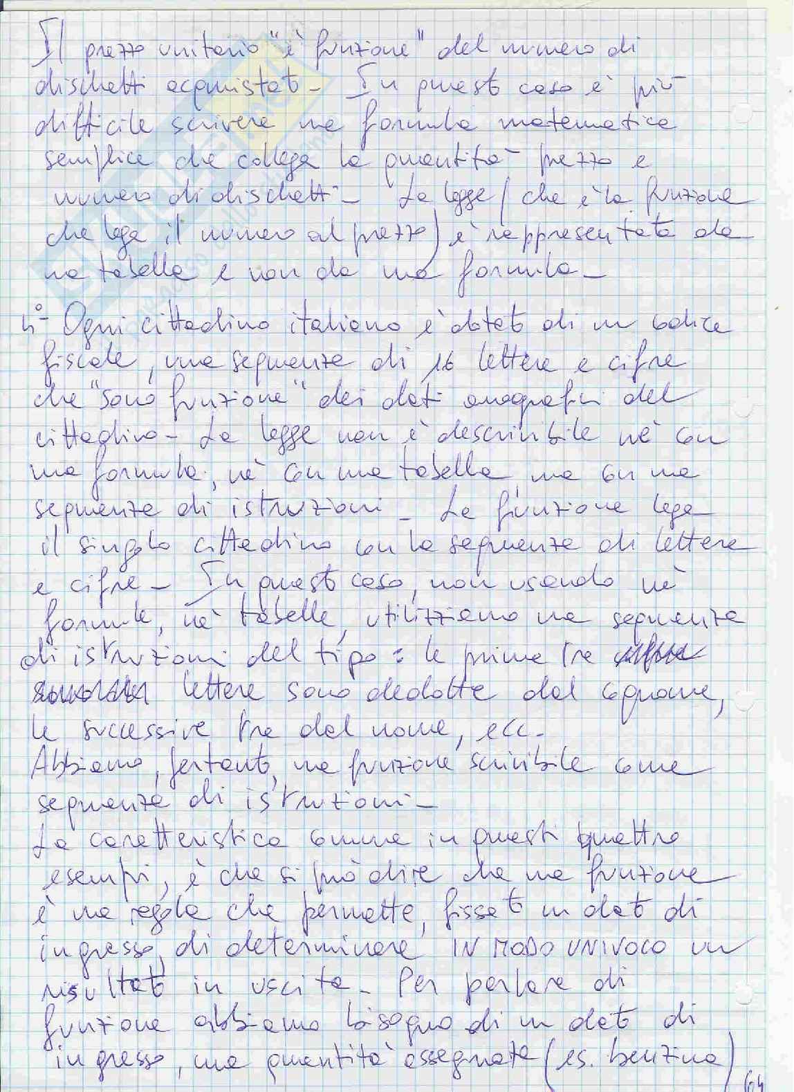 Il concetto di funzione Pag. 2
