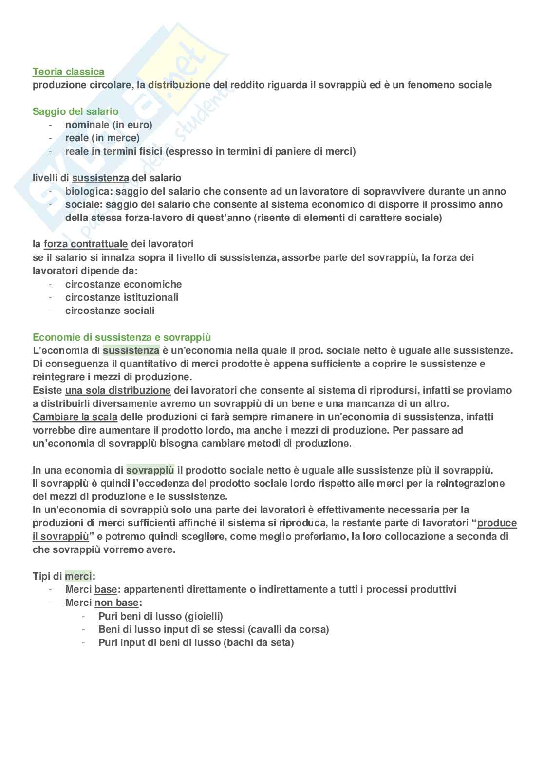 Appunti Economia politica  Pag. 1