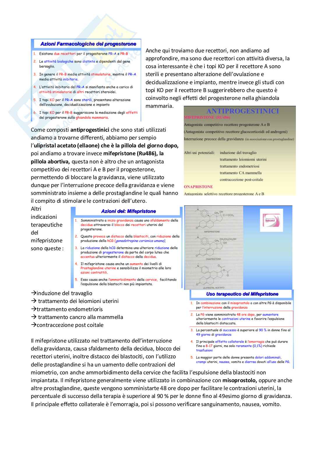 Farmacoterapia 2 - estrogeni e apparato oculare Pag. 21