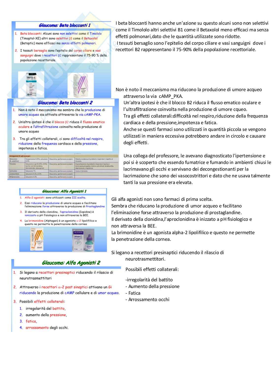 Farmacoterapia 2 - estrogeni e apparato oculare Pag. 36
