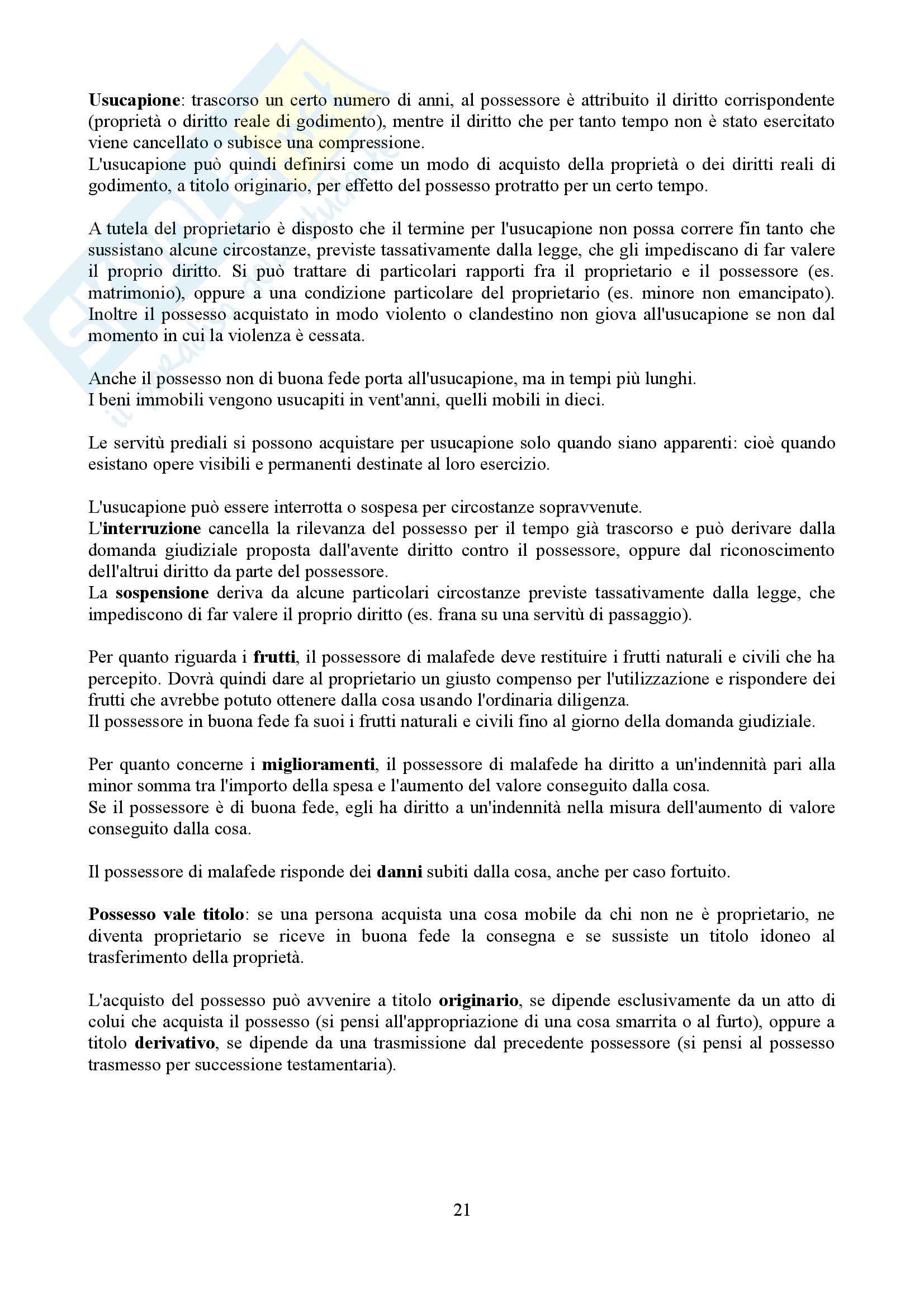 Lezioni, Istituzioni di diritto privato Pag. 21