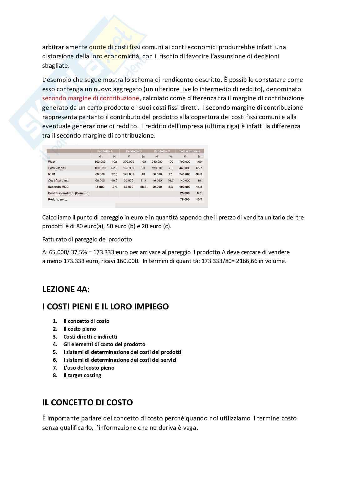 Programmazione e controllo - Appunti Pag. 2