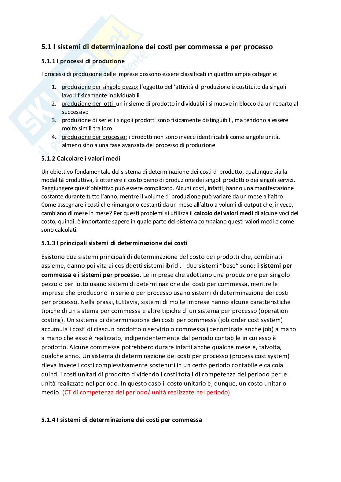 Programmazione e controllo - Appunti Pag. 36