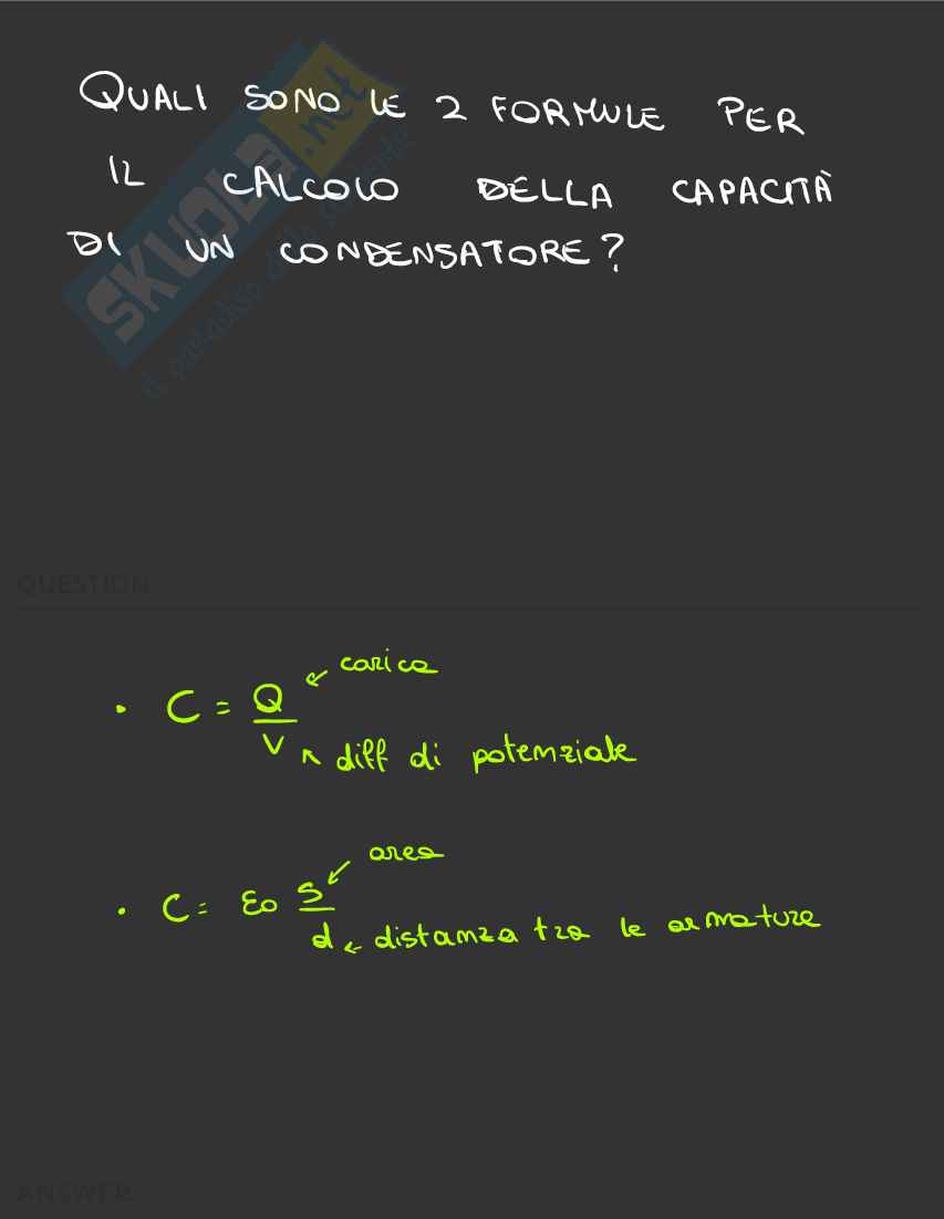 Flash cards Fisica 2 Pag. 2