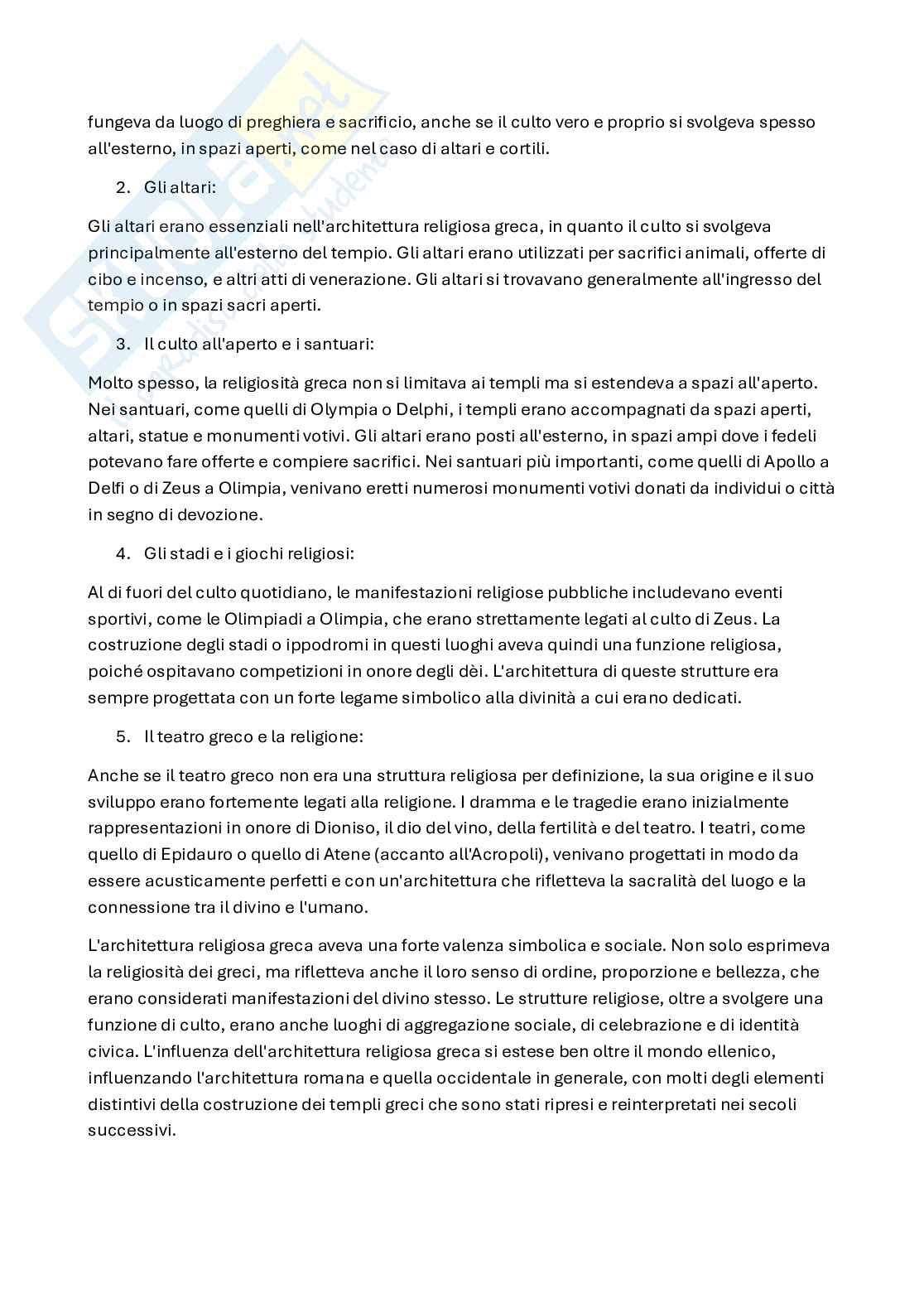 Storia dell'architettura 2 - Architettura greca Pag. 11