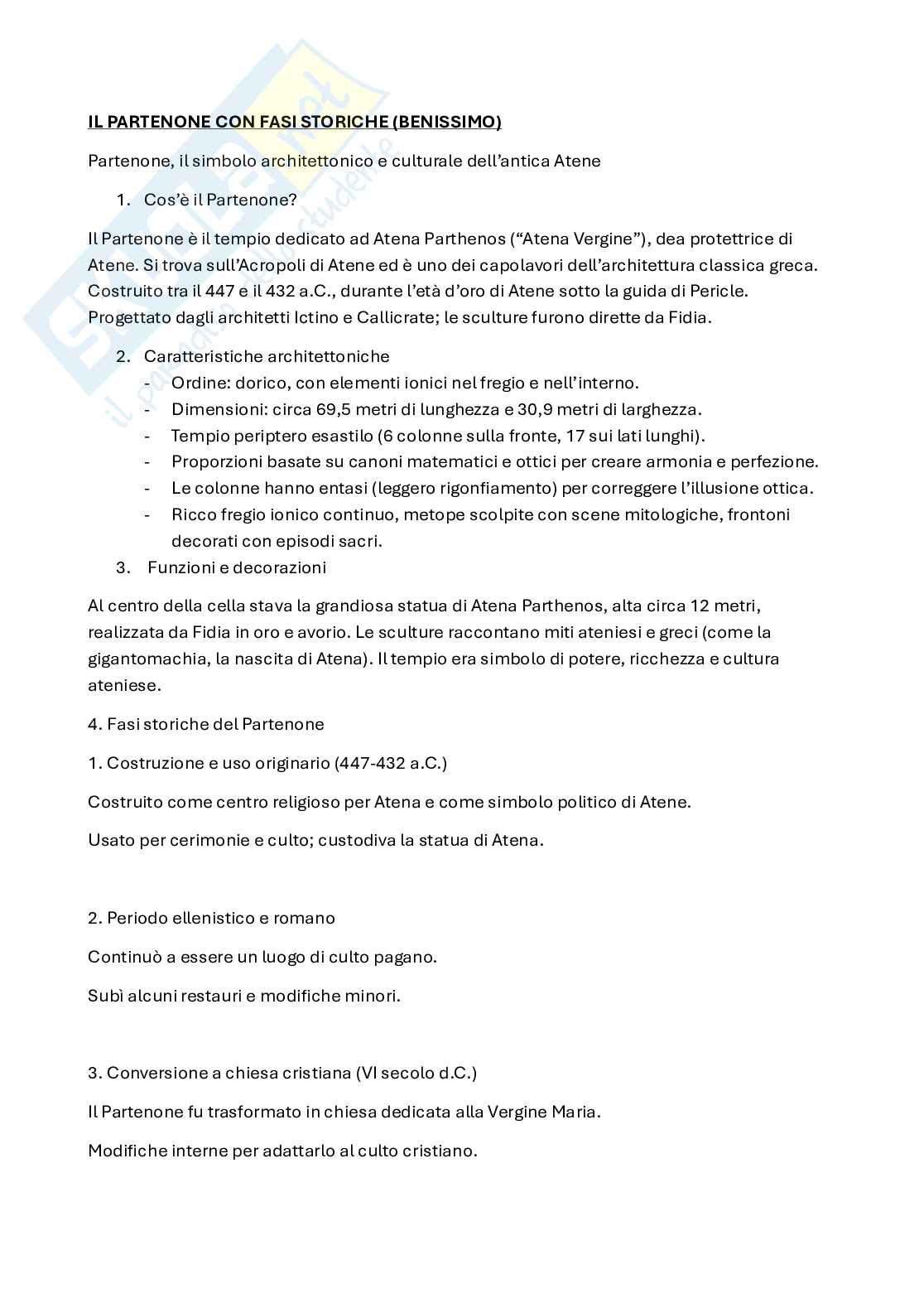 Storia dell'architettura 2 - Architettura greca Pag. 51
